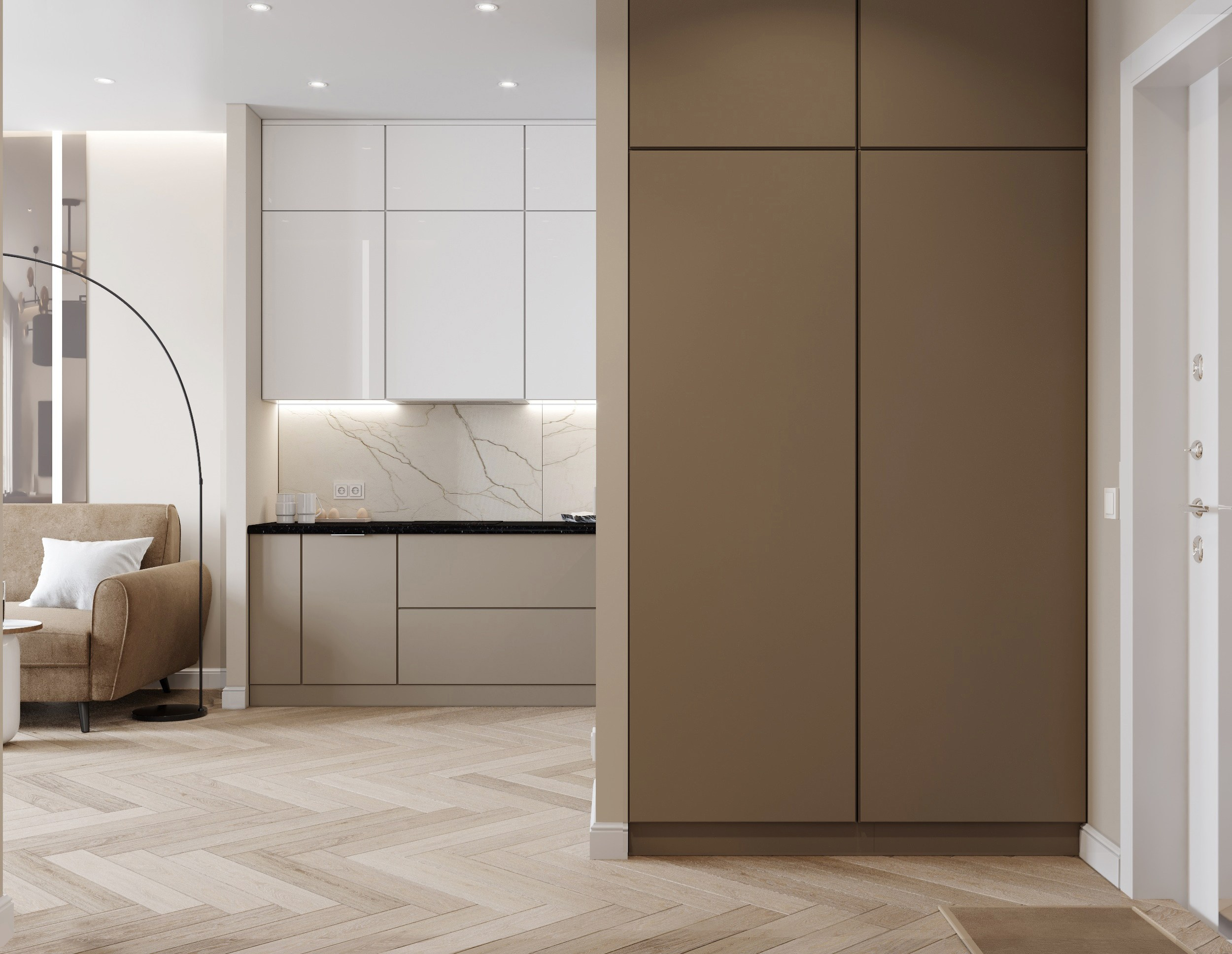 Кв. 64 м². Ксения. 3D‑визуализатор