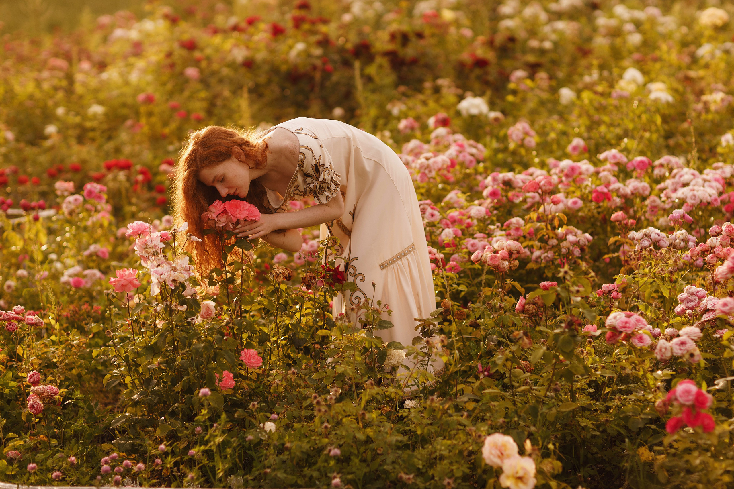 Фотосессия на заливе с Татой в платье от Ирины Павловой. Портретный и репортажный фотограф в Чебоксарах Андриян Чаркин