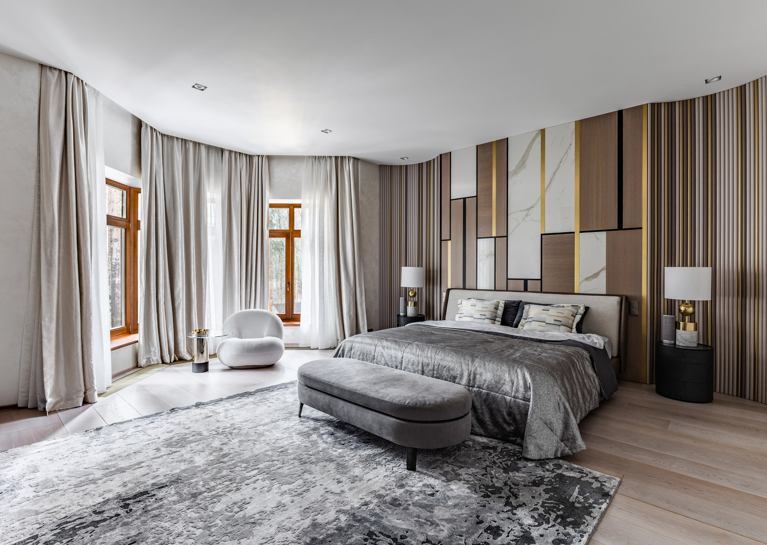 Интерьерная фотосъемка загородного дома в Репино, Курортный район Санкт-Петербурга. Интерьерный фотограф в Санкт-Петербурге