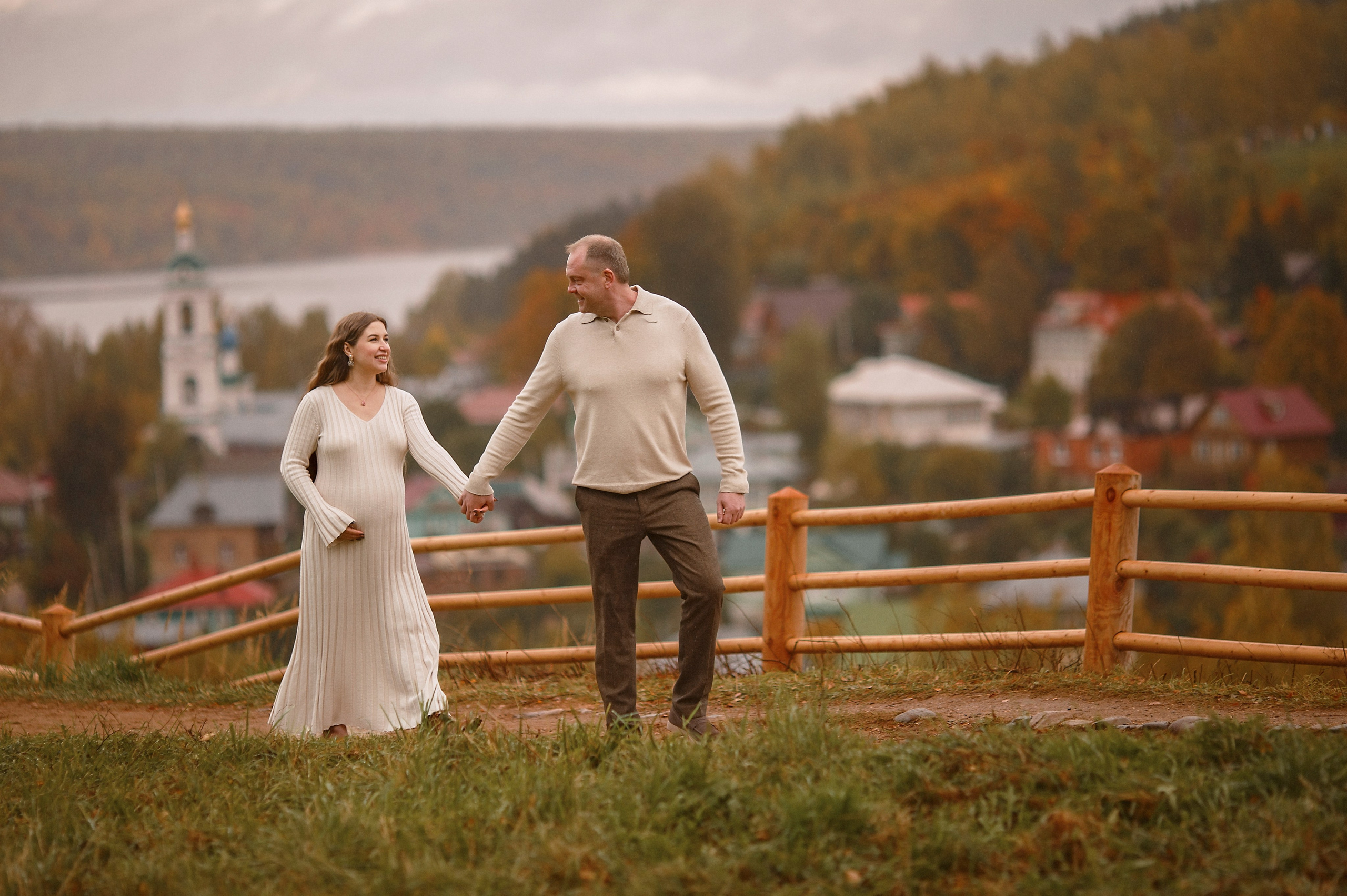 Семейная фотосессия в Плесе. Олеся Ефанова фотограф Иваново, Тейково и Плёс