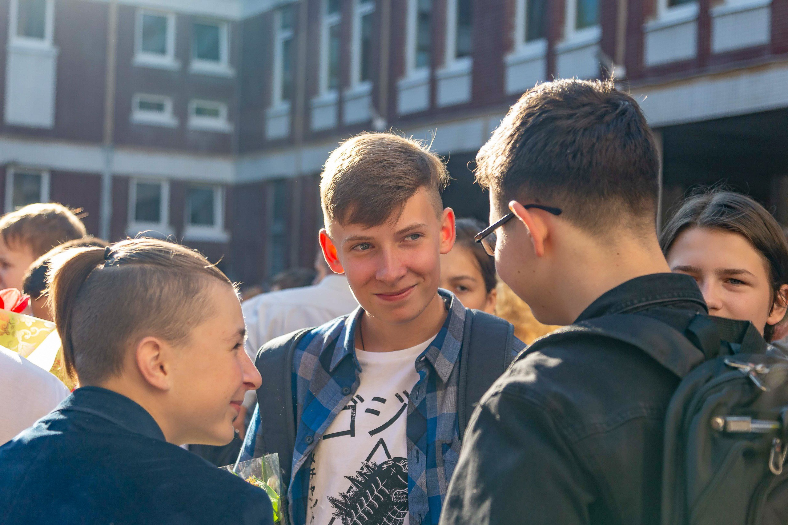 Линейка 1 сентября. Свадебный и Репортажный фотограф в Санкт-Петербурге