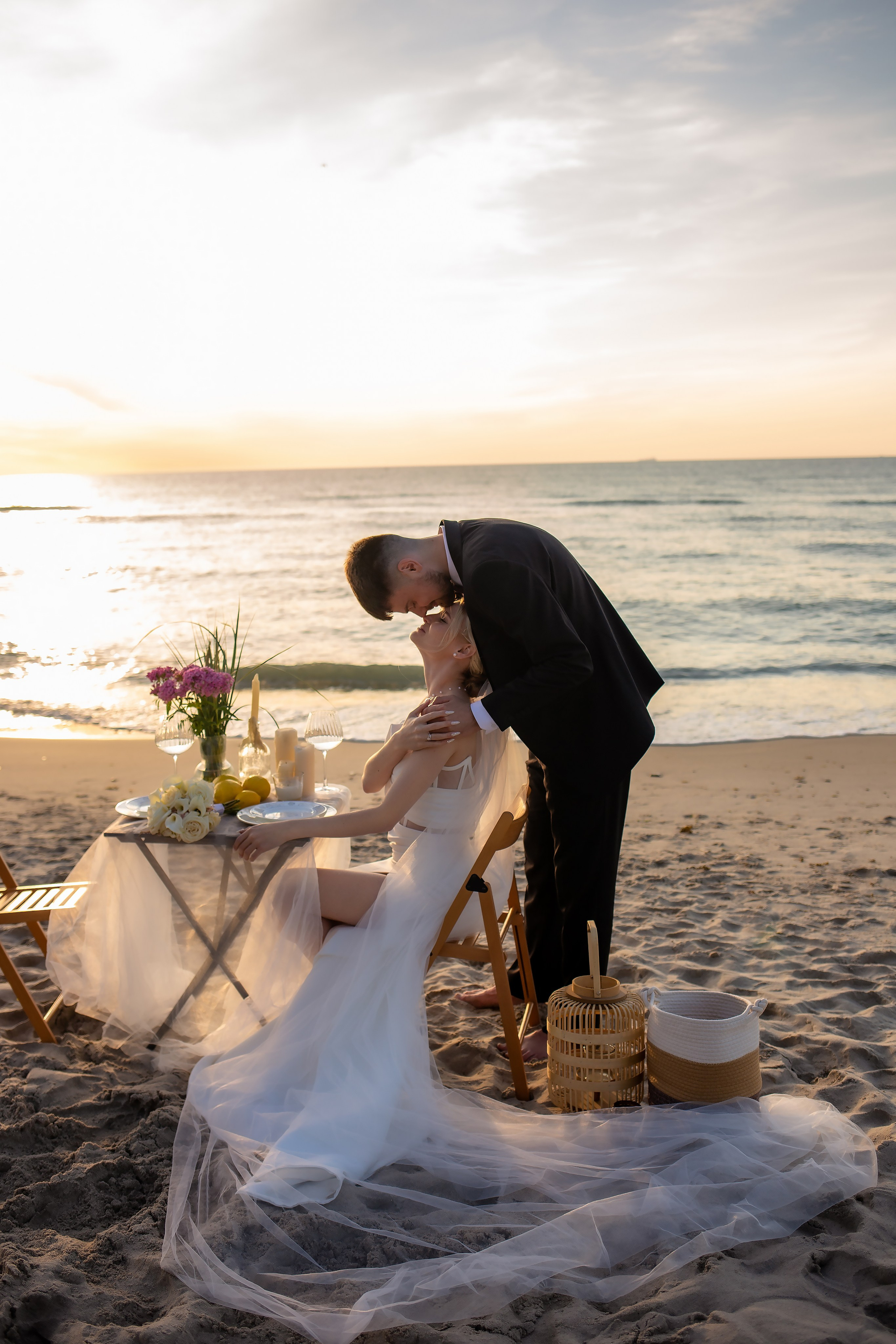 Александра и Влад. На закате. Фотограф в Калининграде Решетникова Алина