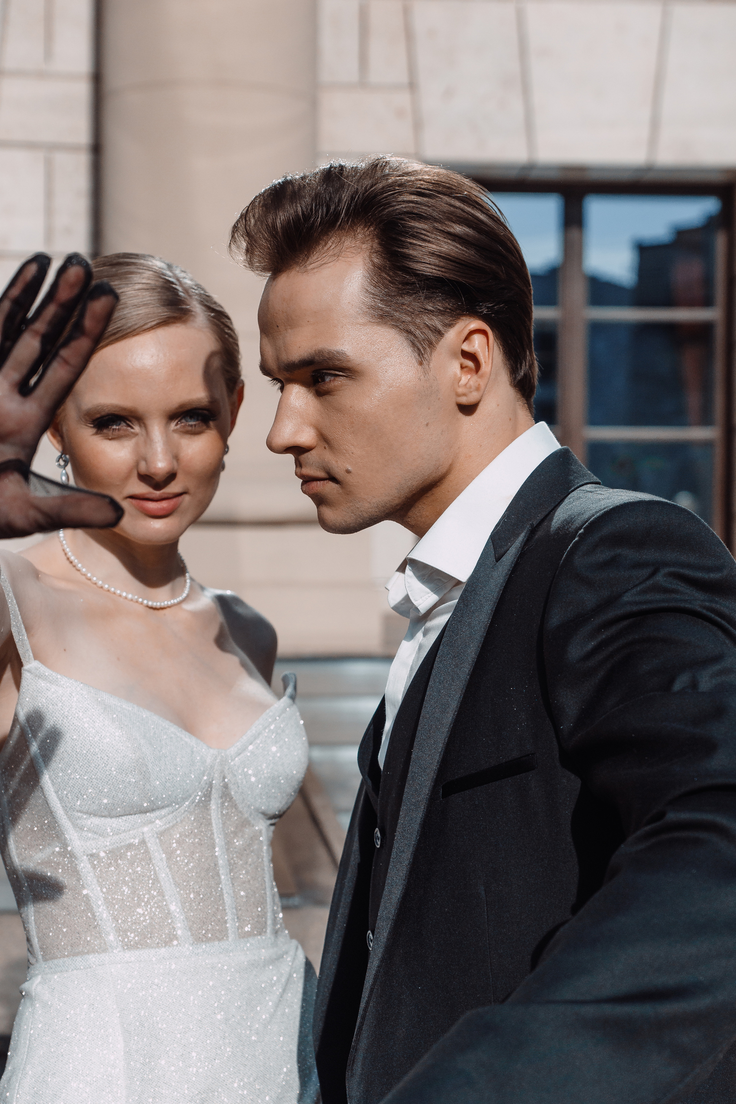 Свадебная фотосъемка для молодой пары в центре Москвы. Жуков Илья  свадебный фотограф в Москве