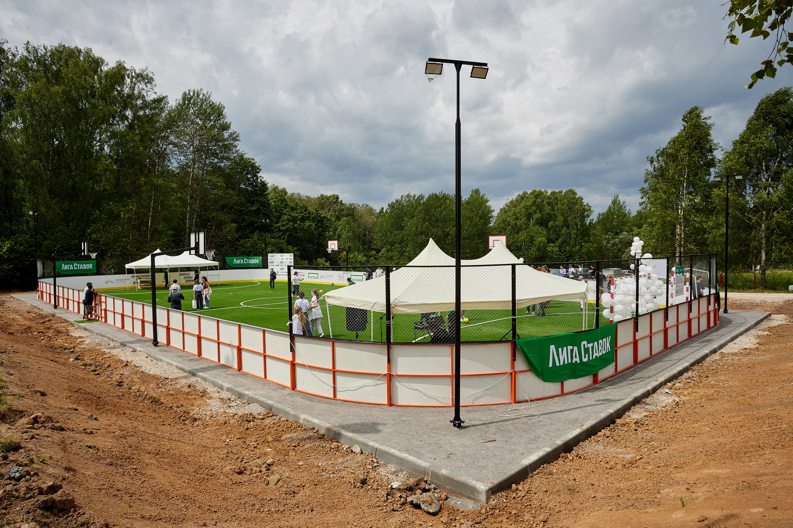 Открытие хоккейной площадки с Федором Конюховым. Репортажный Фотограф