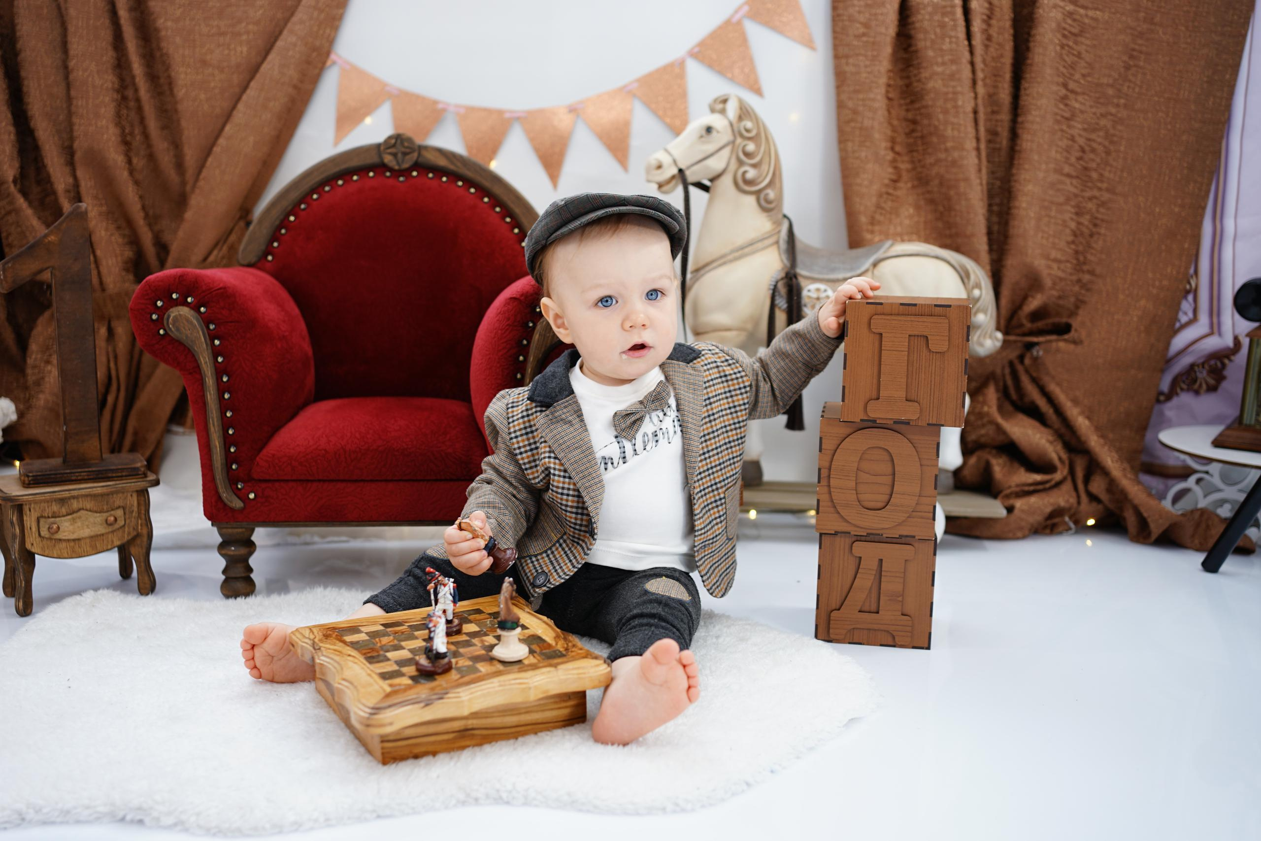 Фотосессия на Годик для Мальчиков. Детская Фотостудия ГОДОВАСИКИ в Санкт-Петербурге фотосесия на годик