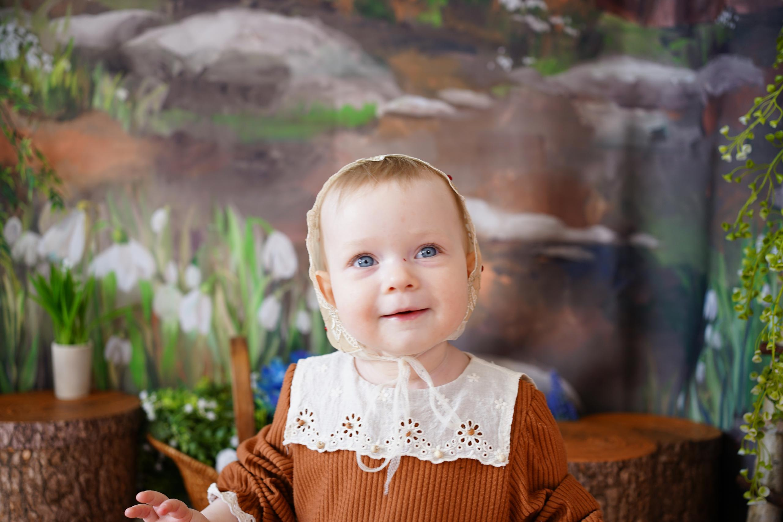 Фотозоны на ХОЛСТЕ. Детская Фотостудия ГОДОВАСИКИ в Санкт-Петербурге фотосесия на годик