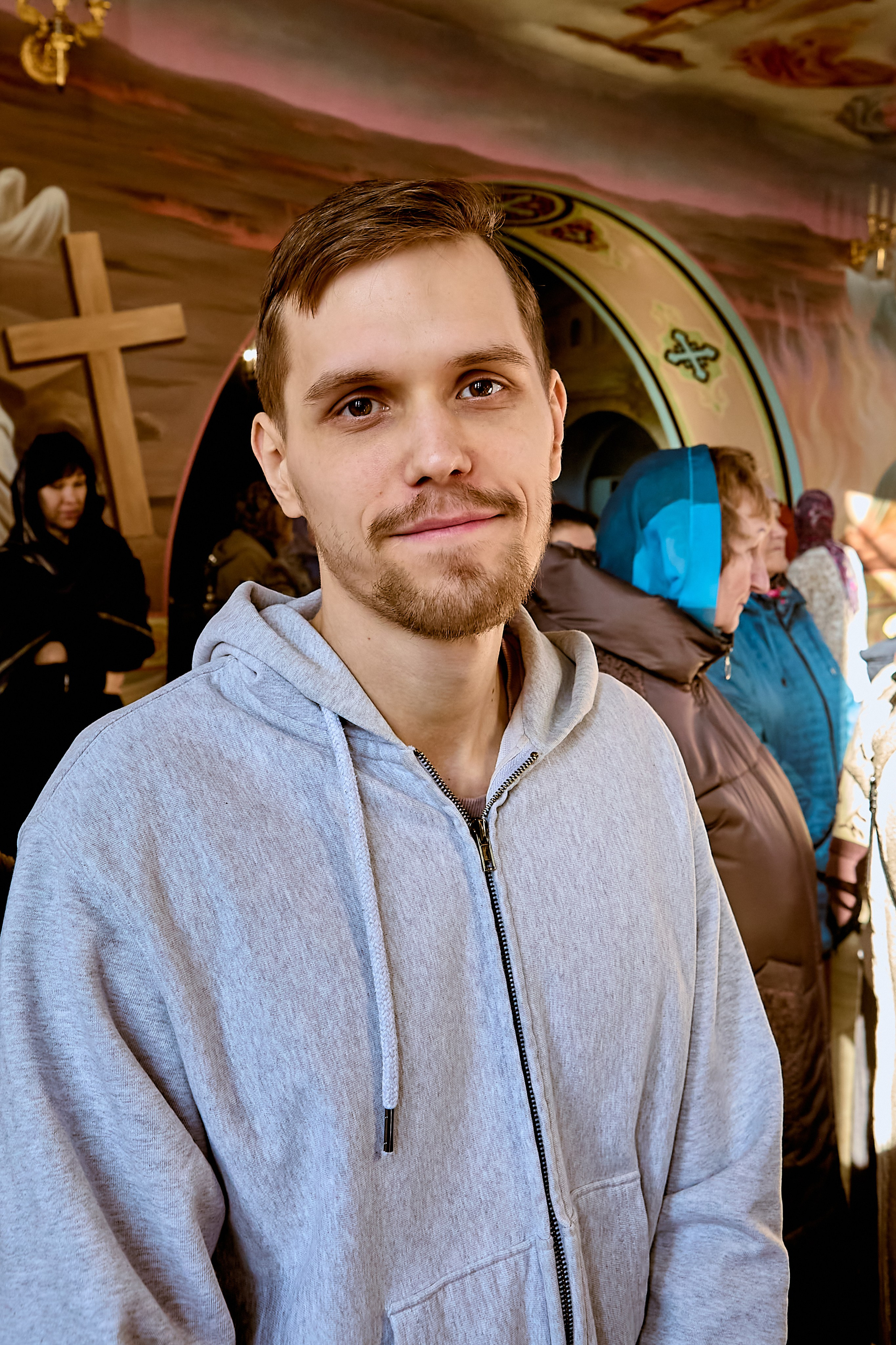 Портрет в храме. Православный Портретный фотограф Николай Голованов