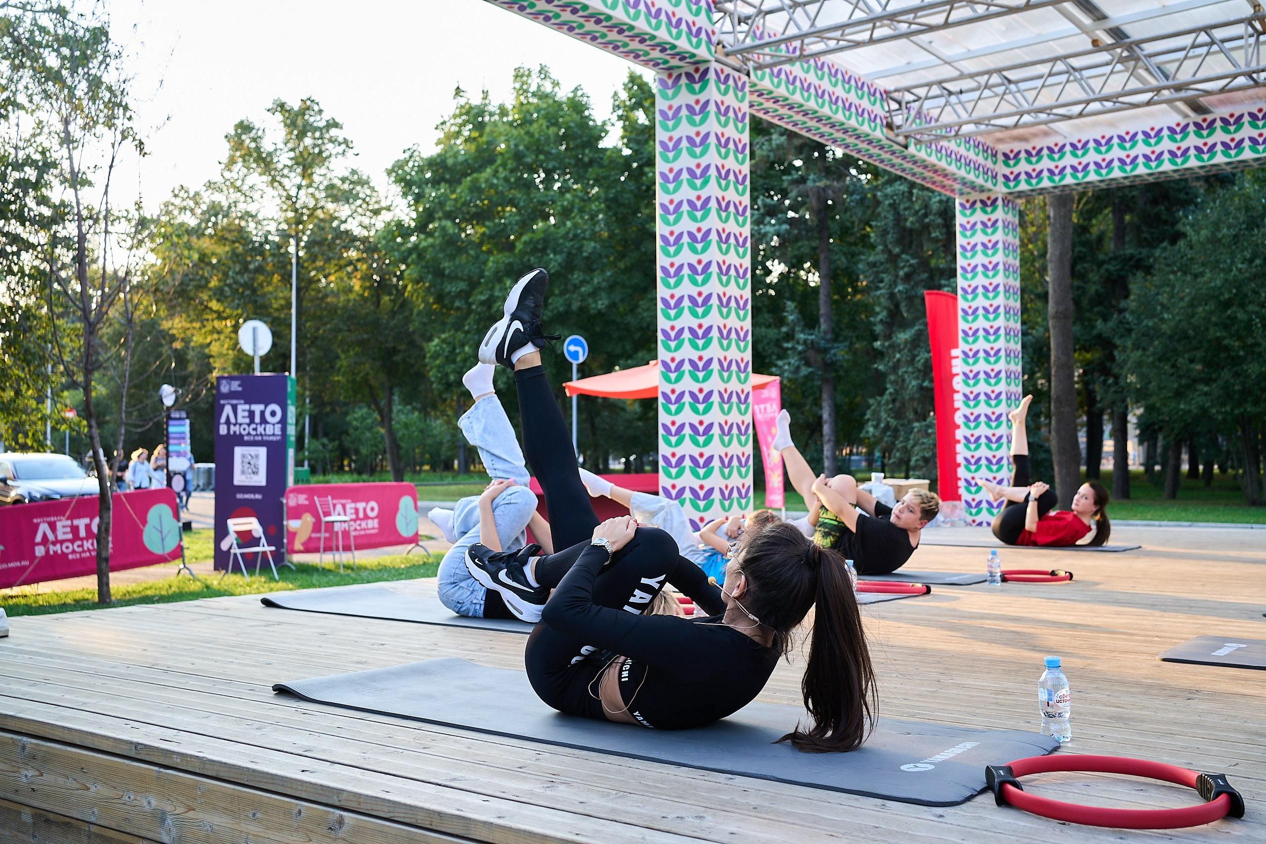 Yamaguchi / открытая тренировка «в стиле Пилатес». Фотограф и Видеограф в Москве. Олег Корушев