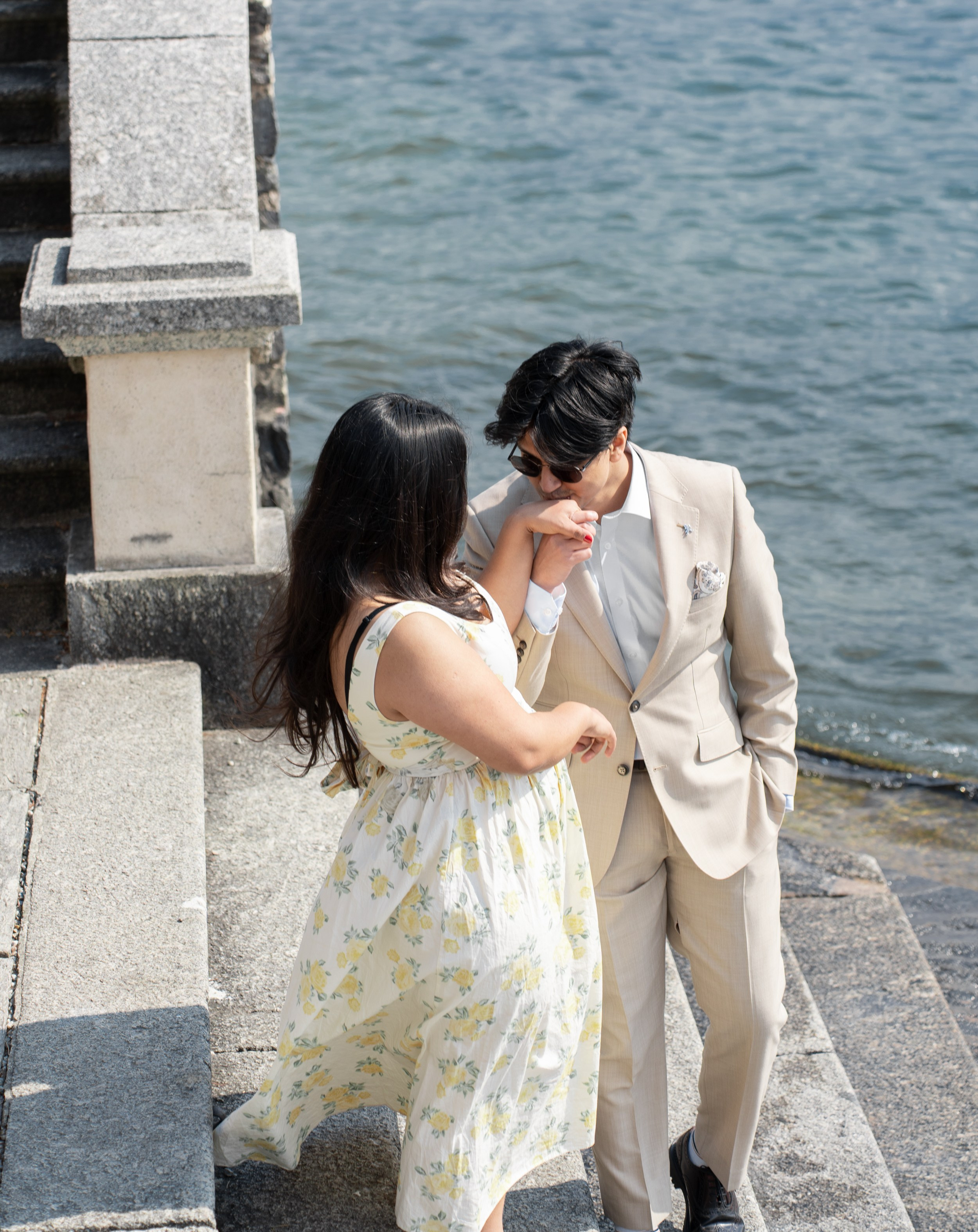 Addy & Fiance. Maria Anistratova | Destination Photographer, Videographer & Drone Pilot — Lake Como