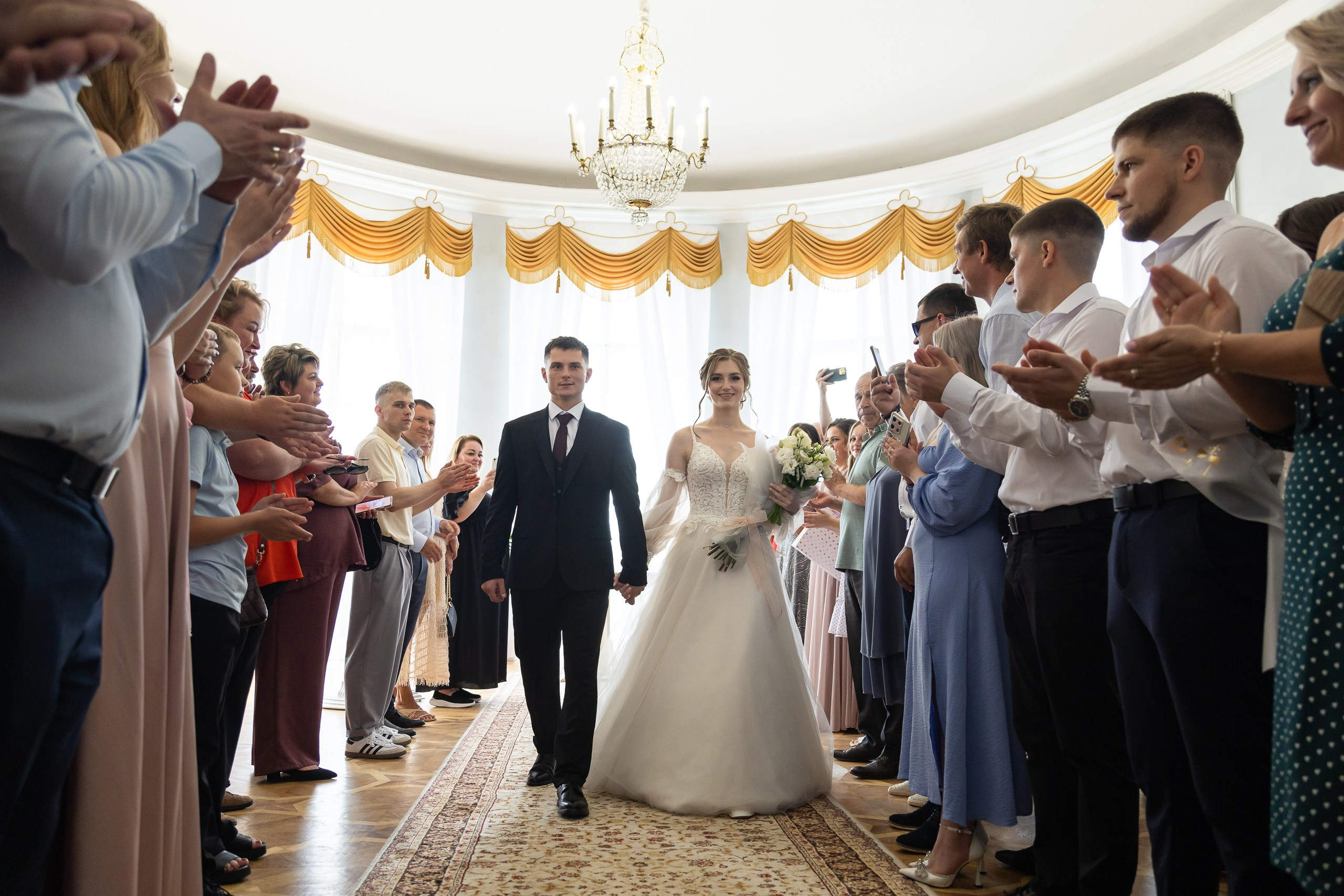 Регистрация брака. Свадебная фотосъёмка в Москве, Туле