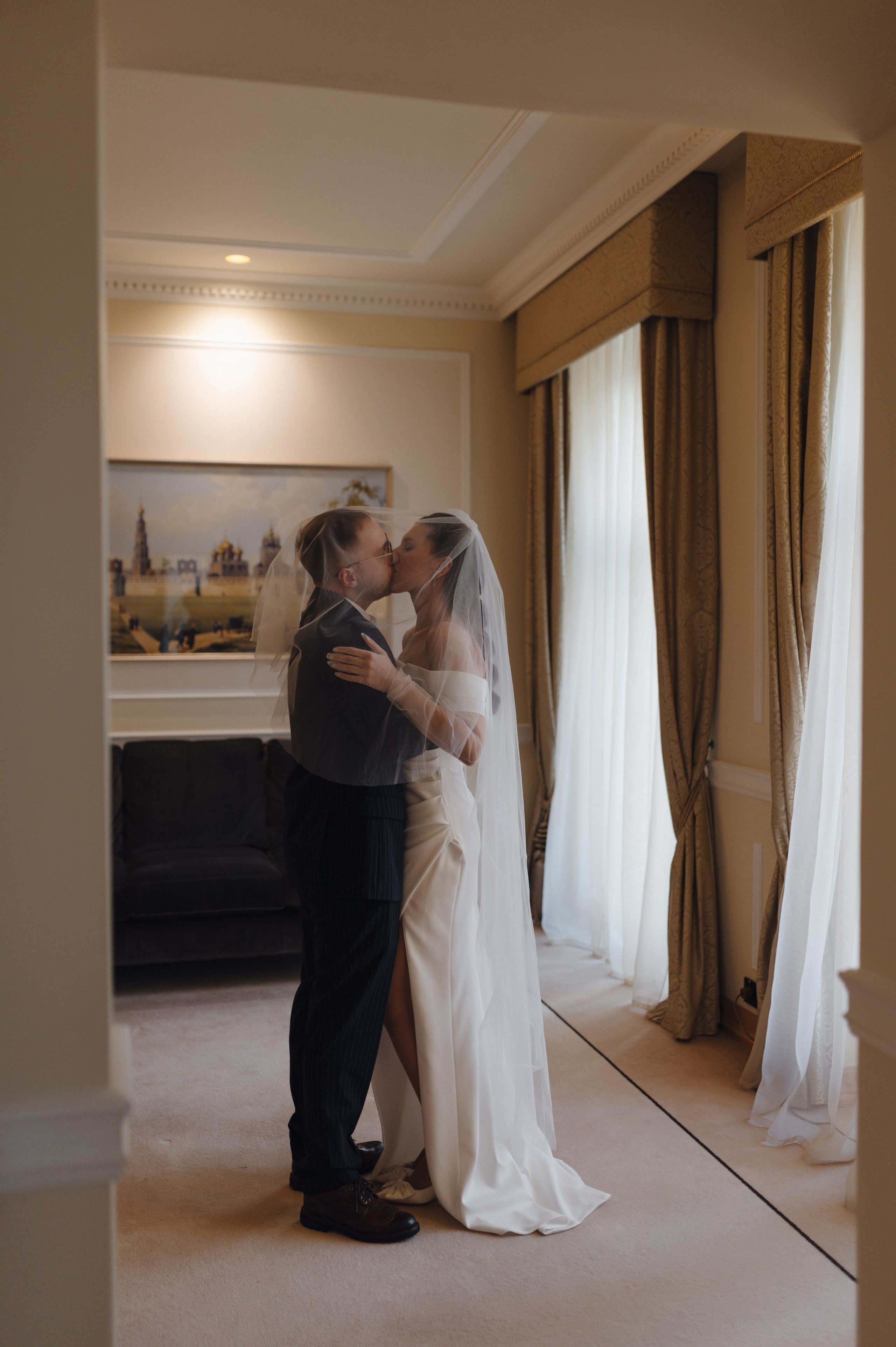 Екатерина и Фёдор, Грибоедовский ЗАГС, Отель Балчуг Кемпински. Свадебный фотограф Москва и Санкт-Петербург. Анастасия Чудина