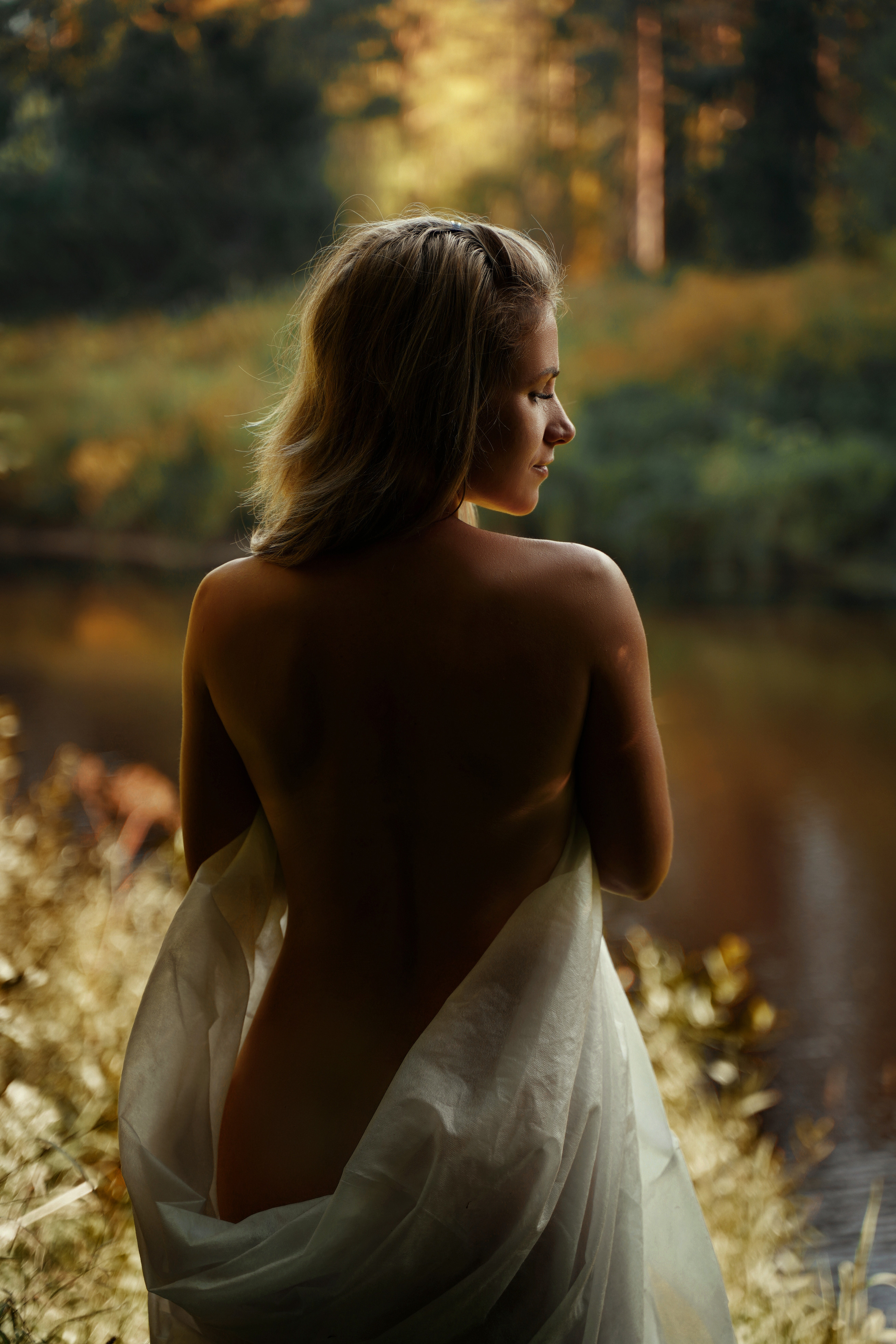 девушка в парте