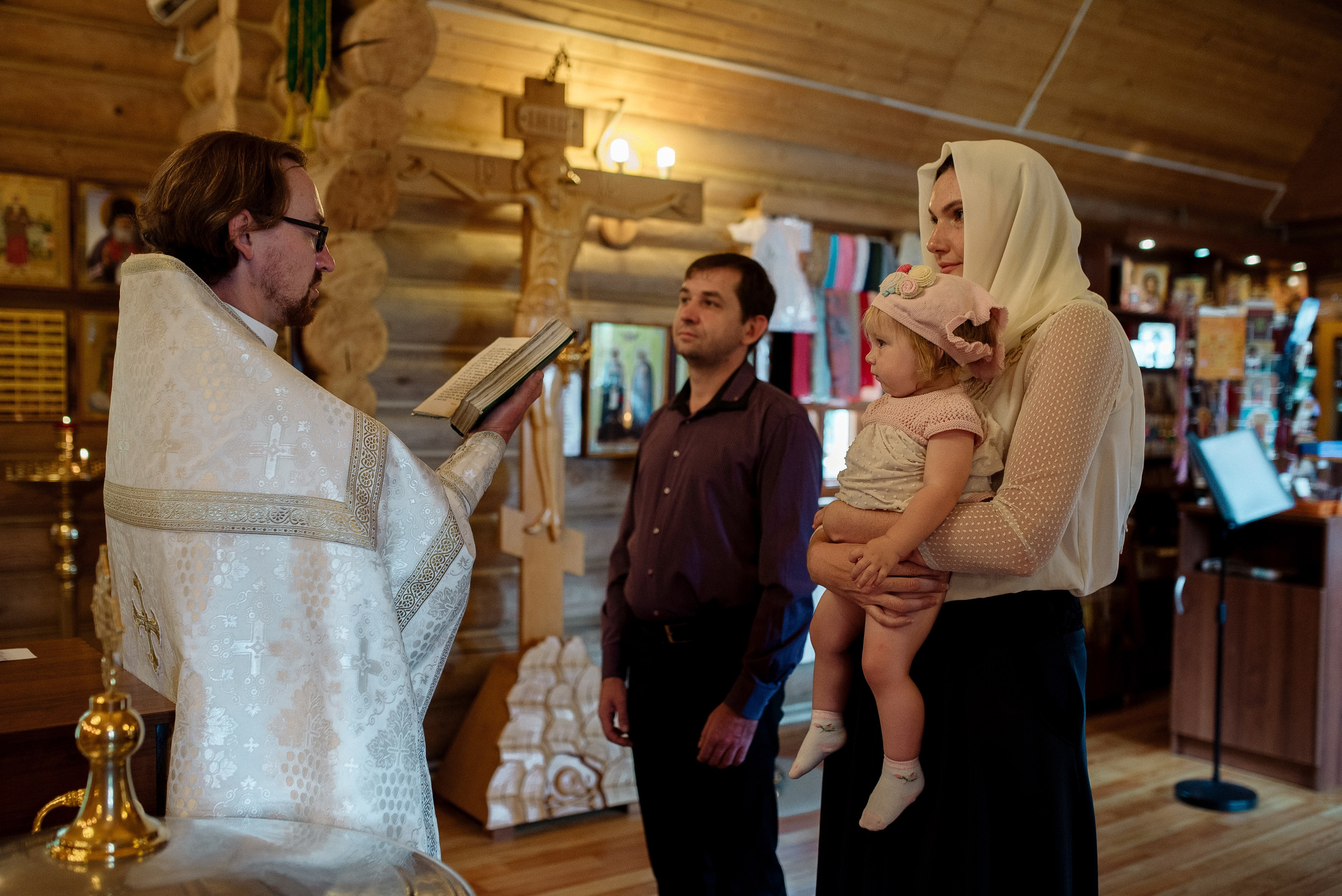 Крещение Глашеньки. Фотограф Мария Стрелкова
