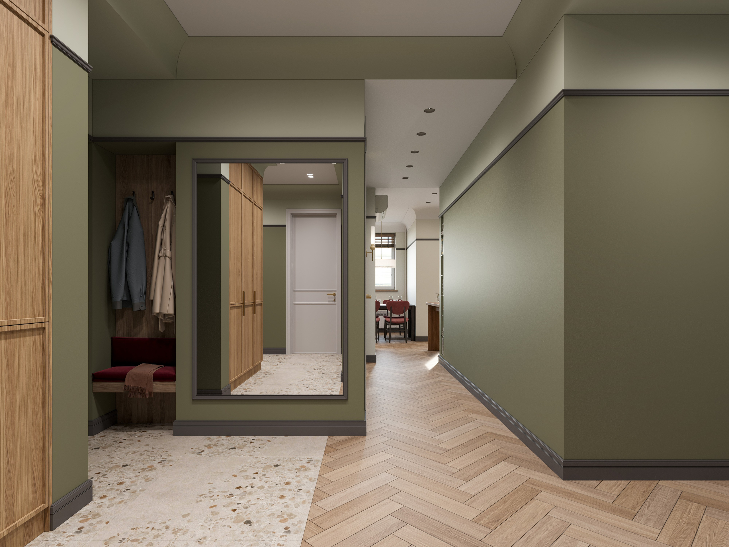 3D Визуализация Квартиры в Стиле Современная Классика. Визуализатор интерьера в Москве | Брагин Кирилл