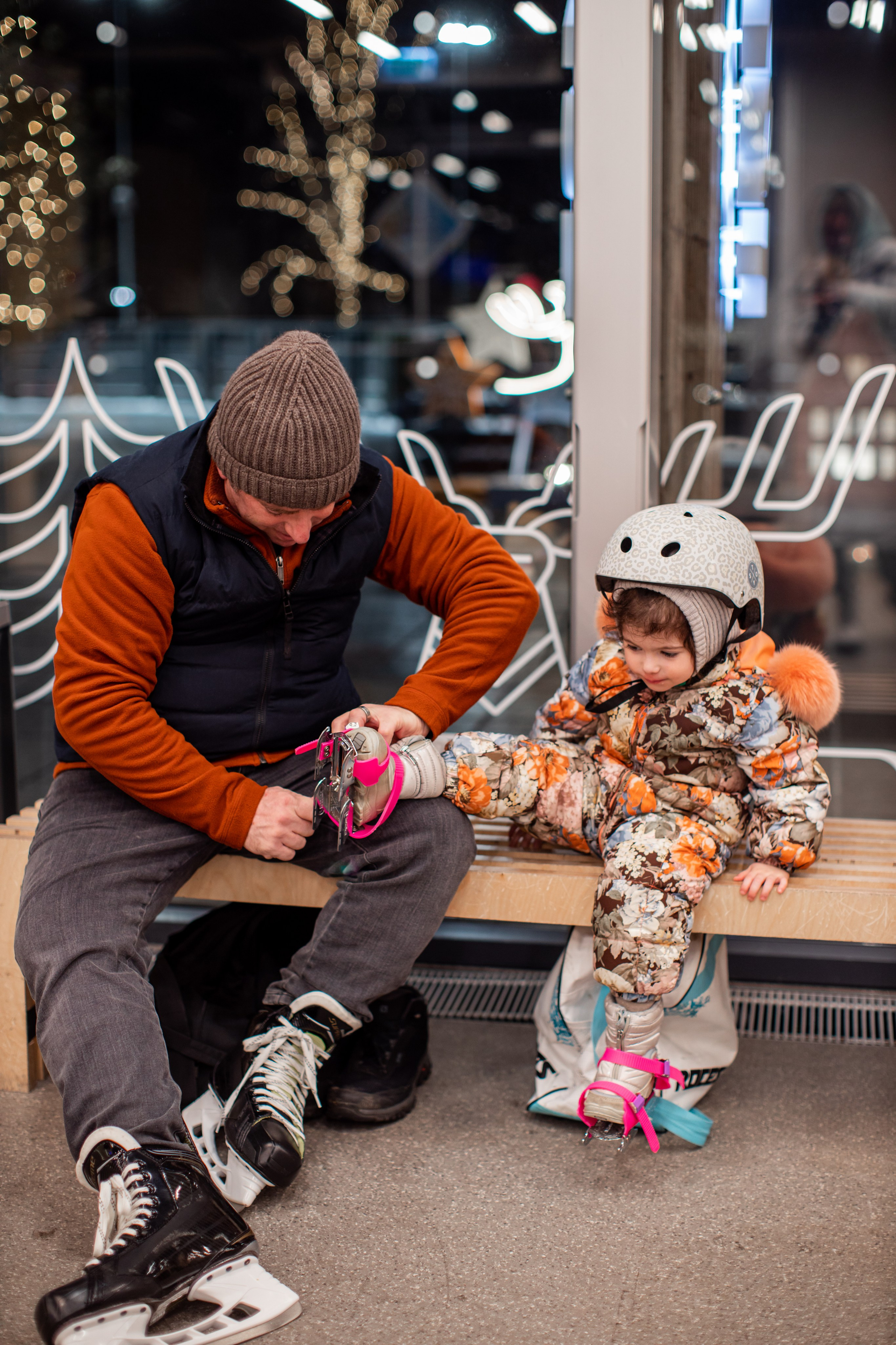 Каток The Rink. Семейный и детский фотограф в Москве Кузьмина Мария