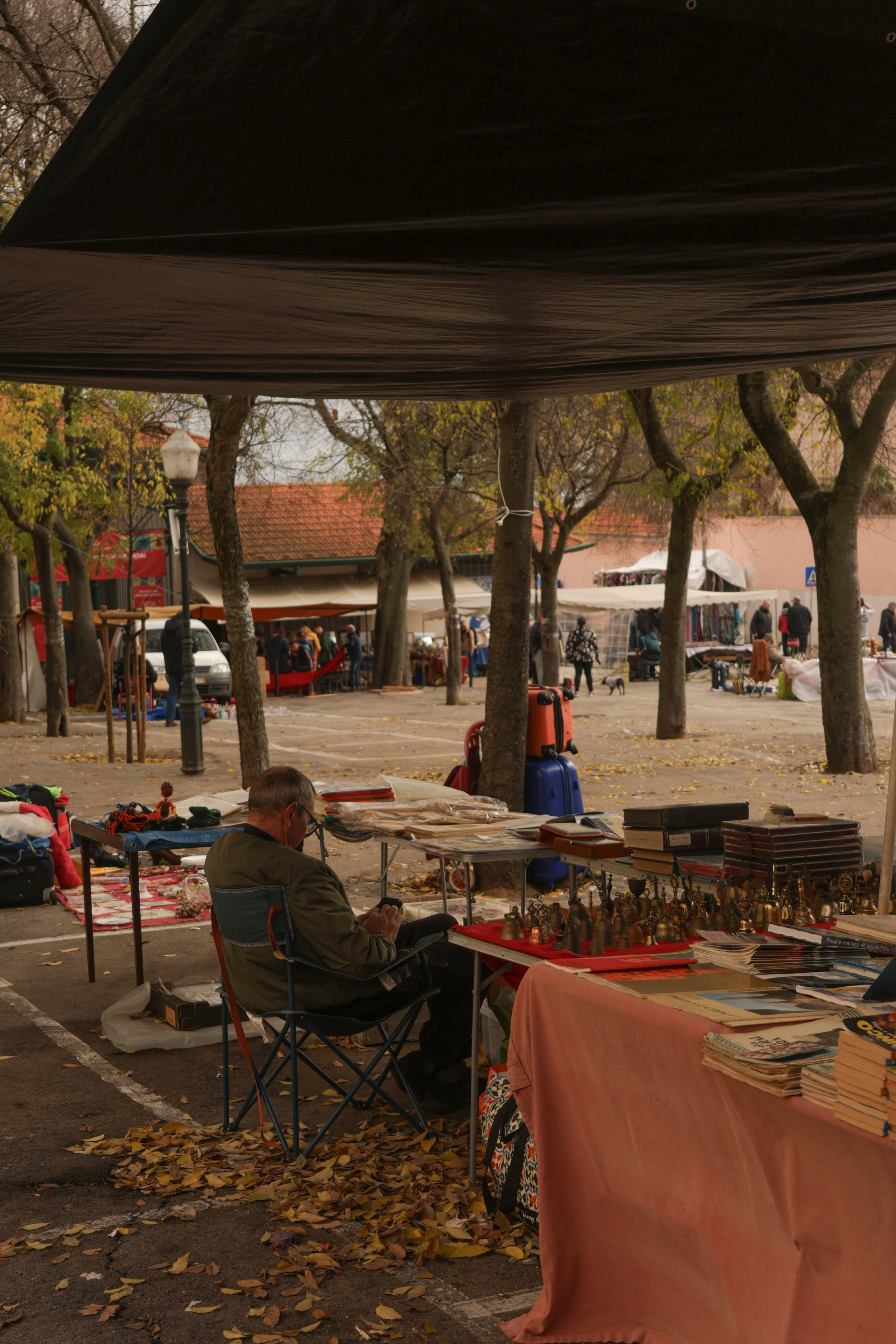 Lisbon, fleamarket. Magic photos