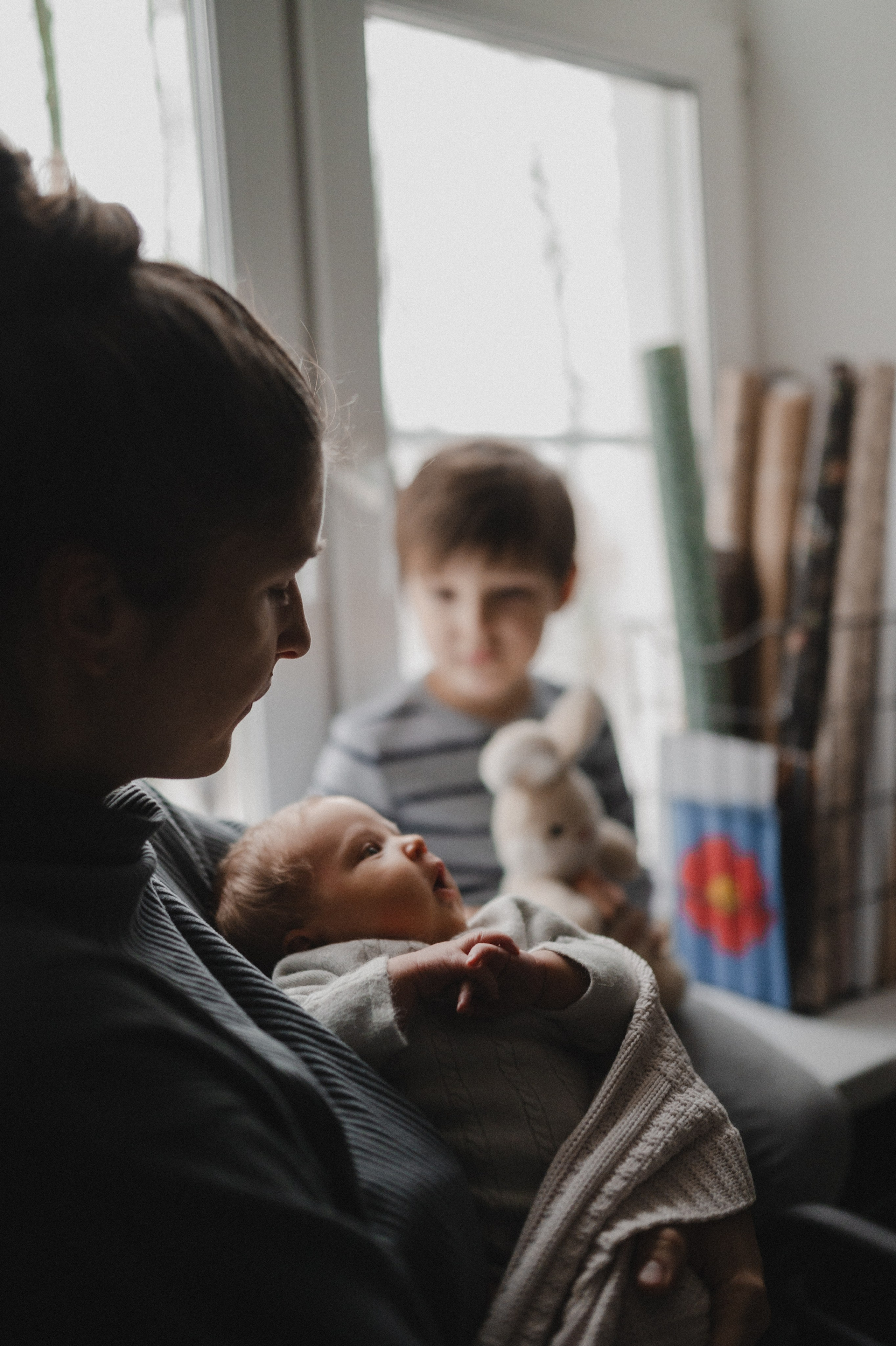 Дима, Нелли, Марк, Нина и Кира дома. Семейный и свадебный lifestyle-фотограф в Москве Мария Петрова