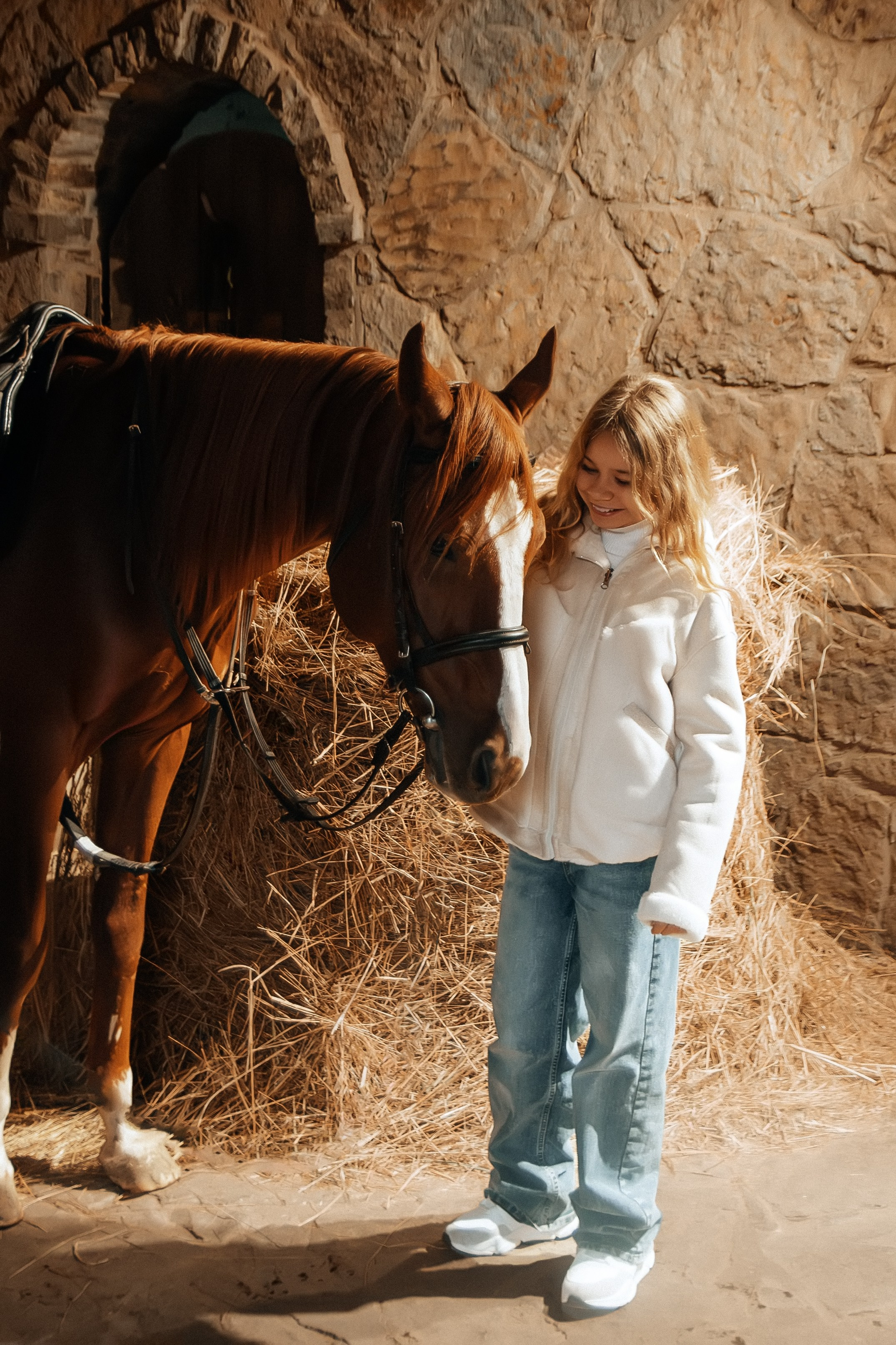 Осенняя фотосессия с лошадью. Семейный и детский фотограф Кущ Наташа