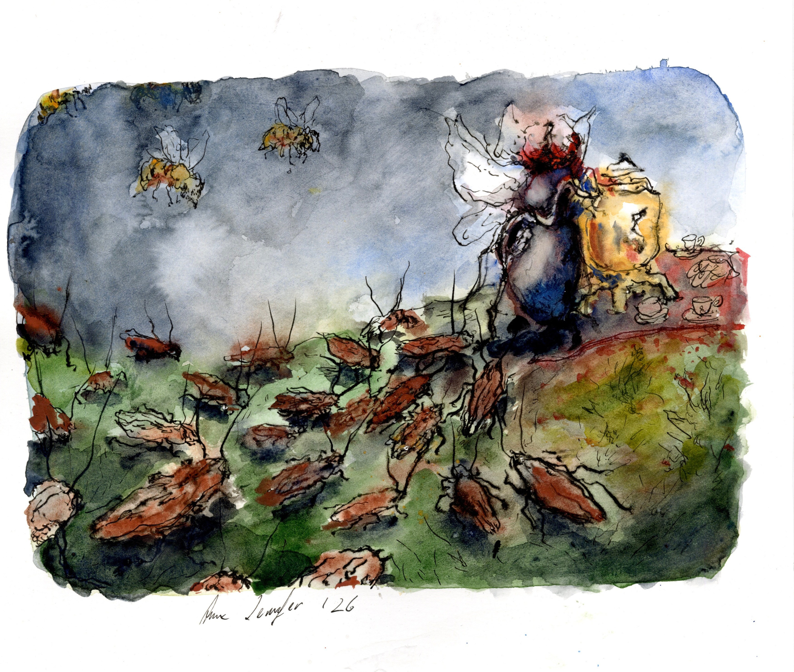 Watercolors. Anna Jennifer | Contemporary Artist