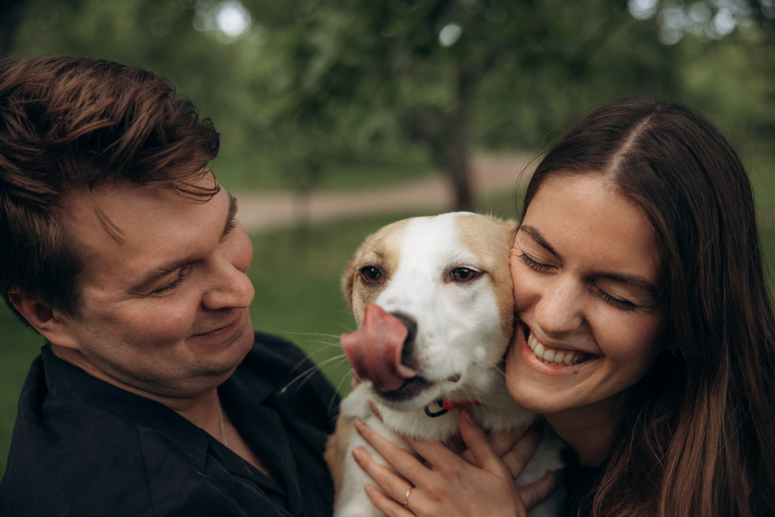 Парк Коломенское. Михаил, Анастасия и Ума. Фотограф анималист в Казани Алина Сулейманова. Фотограф животных