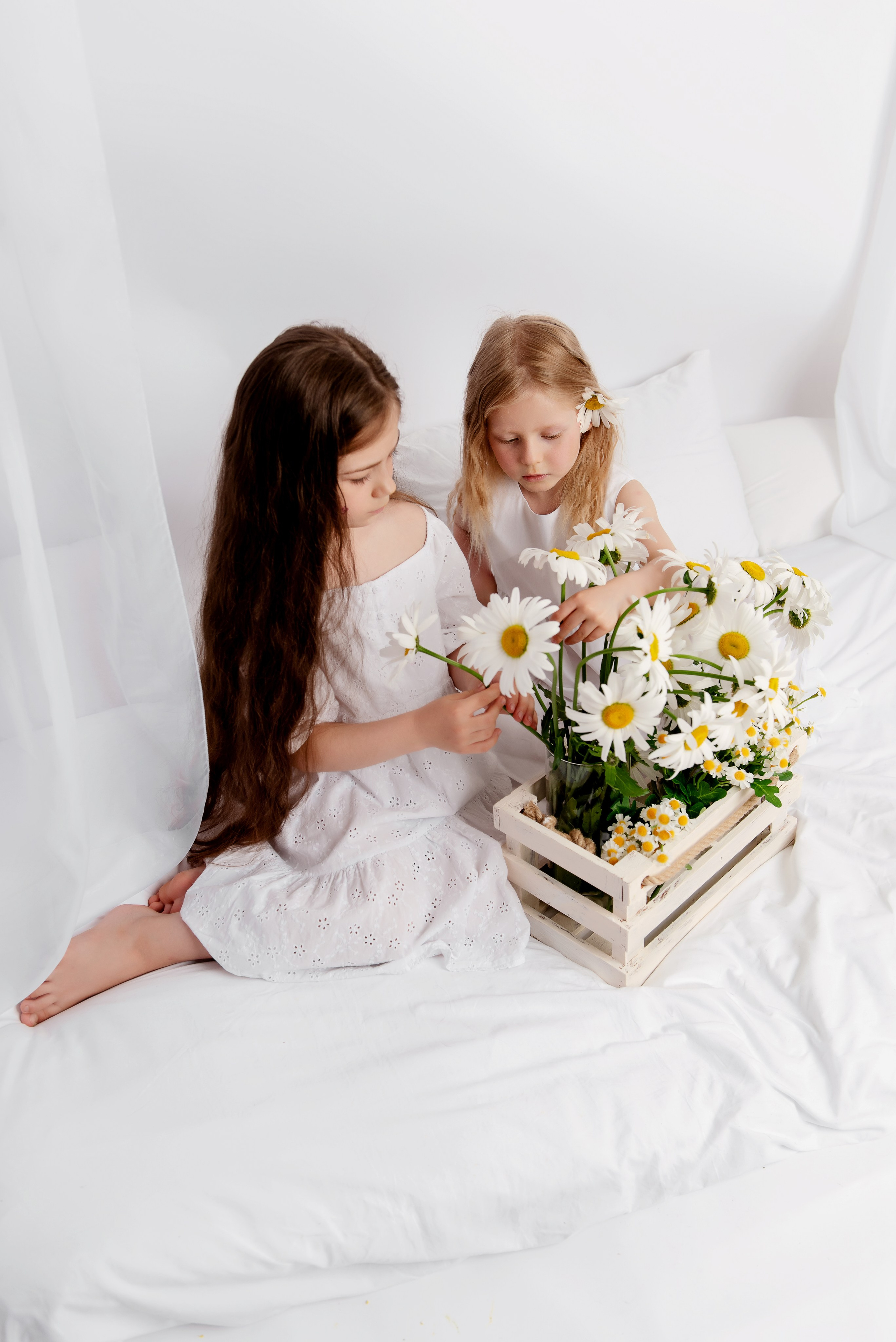 Ромашки. Детский фотограф в Долгопрудном и Москве