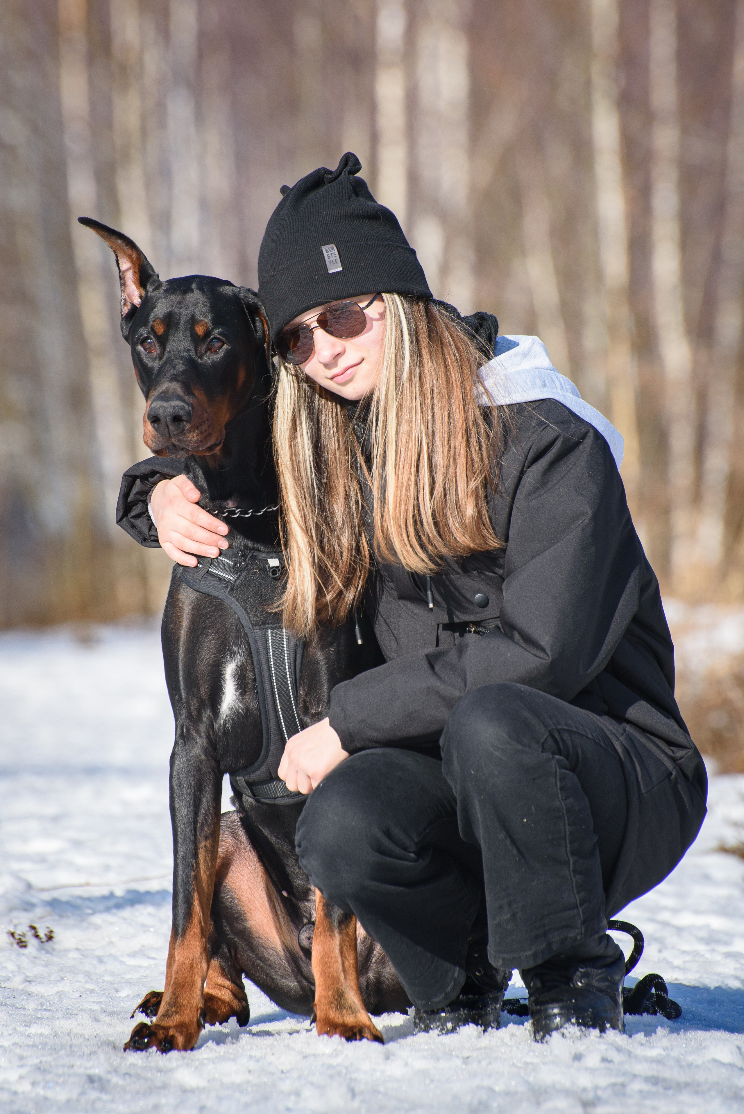 Фотосессию с любимчиком — доберманом. Фотограф Макс Огурцов в Нижнем Новгороде