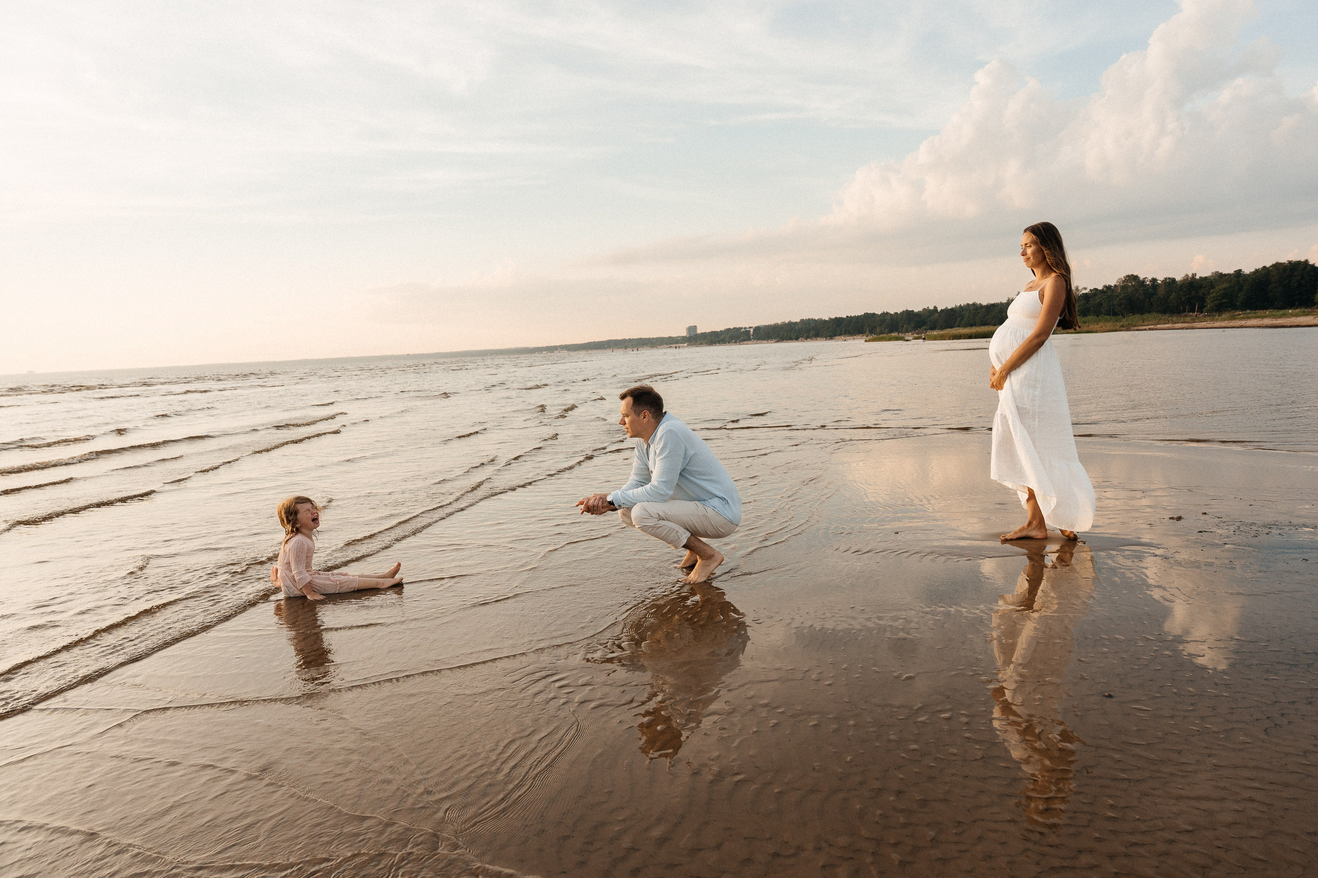 Папа, мама и три дочки. Семейный фотограф в Санкт-Петербурге Виталия Белова