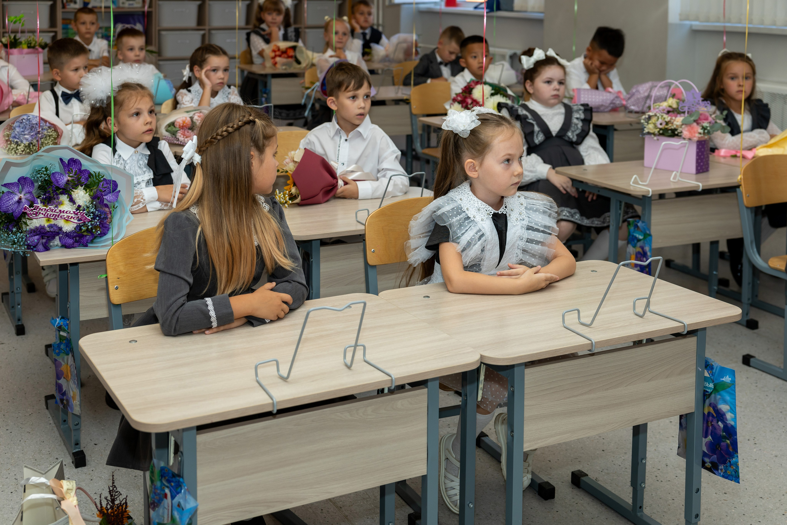 Первый раз в первый класс (репортажная съемка). Фотограф в Серпухове Наталья Руденко