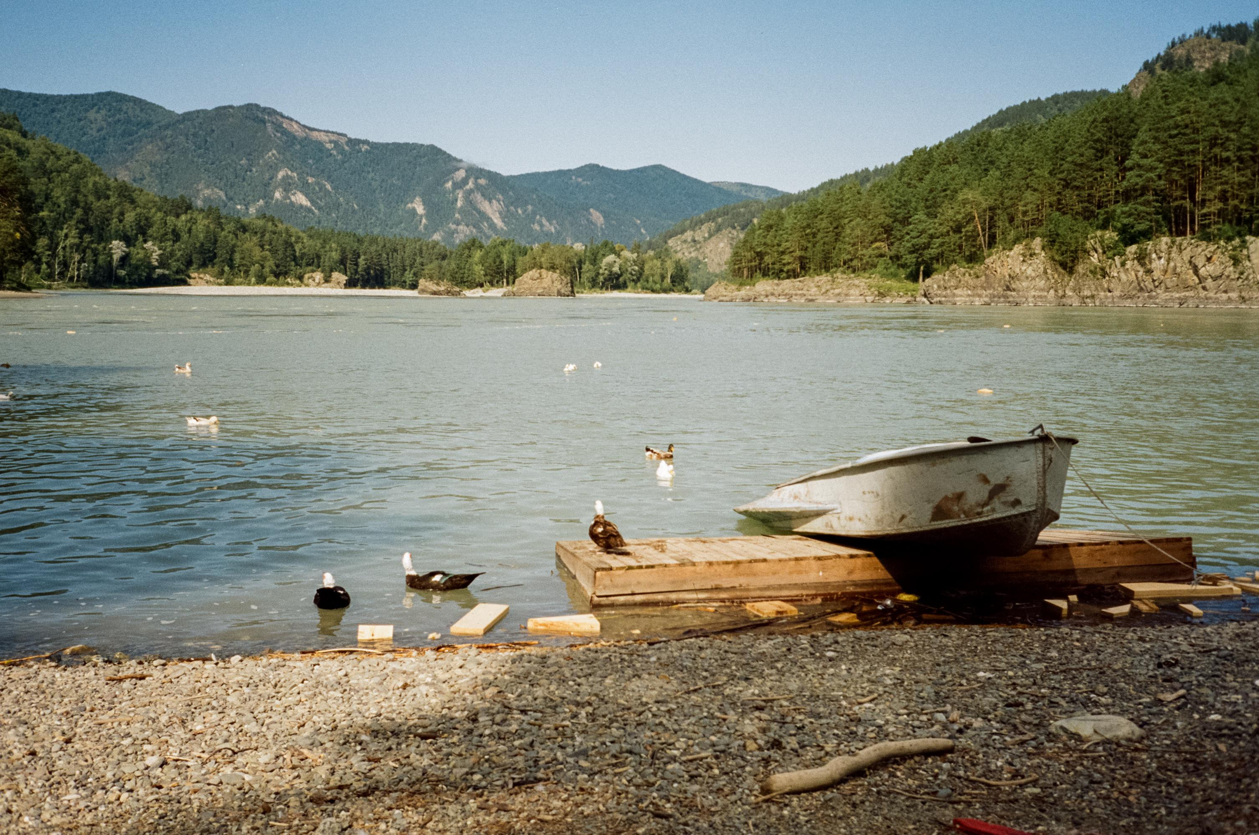 Кызыл-Таш на Катуни. Центр Чуйского тракта, 488 км. Фотограф-документалист Мария Осокина