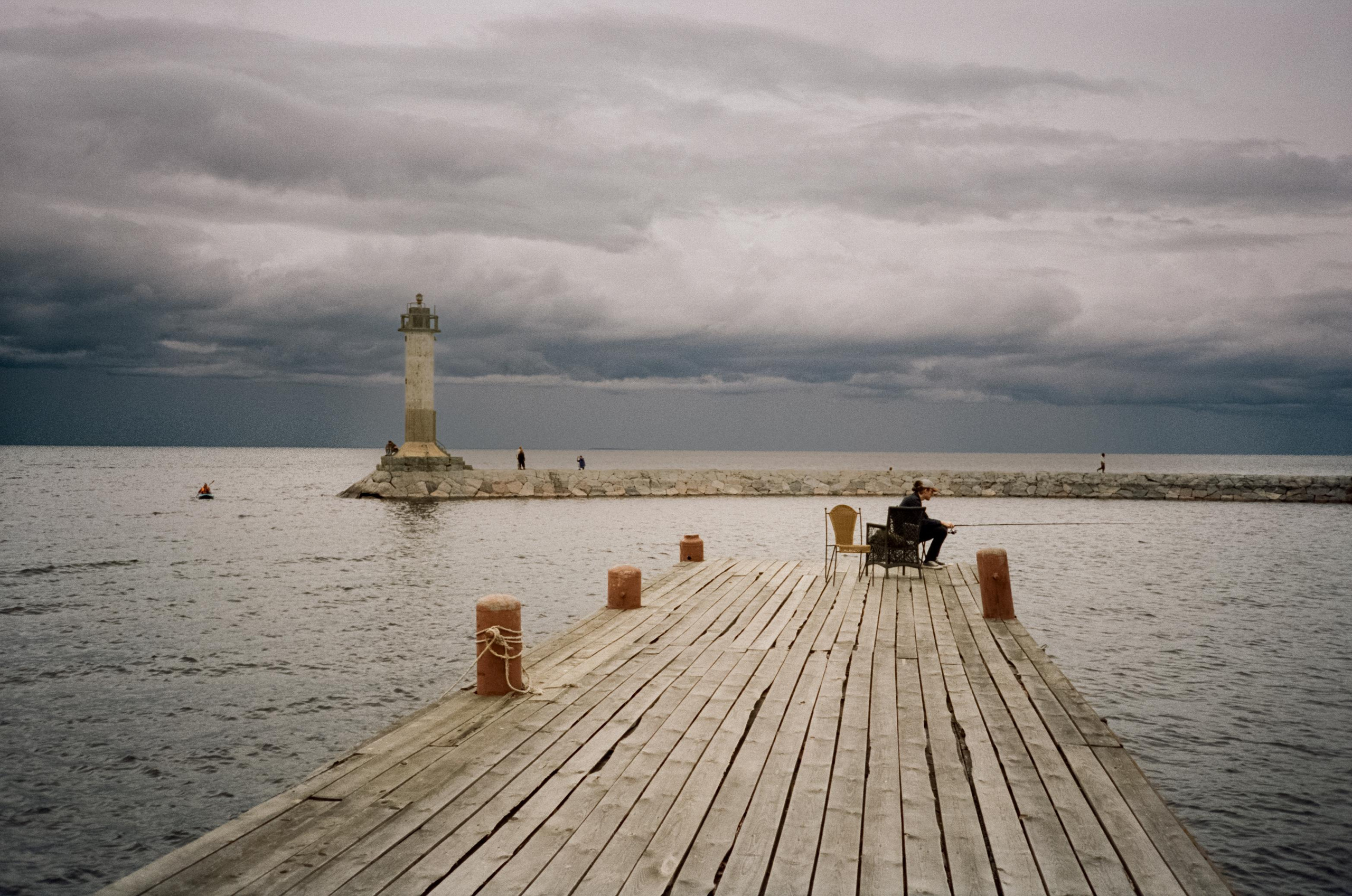 Маяк Вуохенсало и деревянная церковь в Плодовом. Фотограф-документалист Мария Осокина