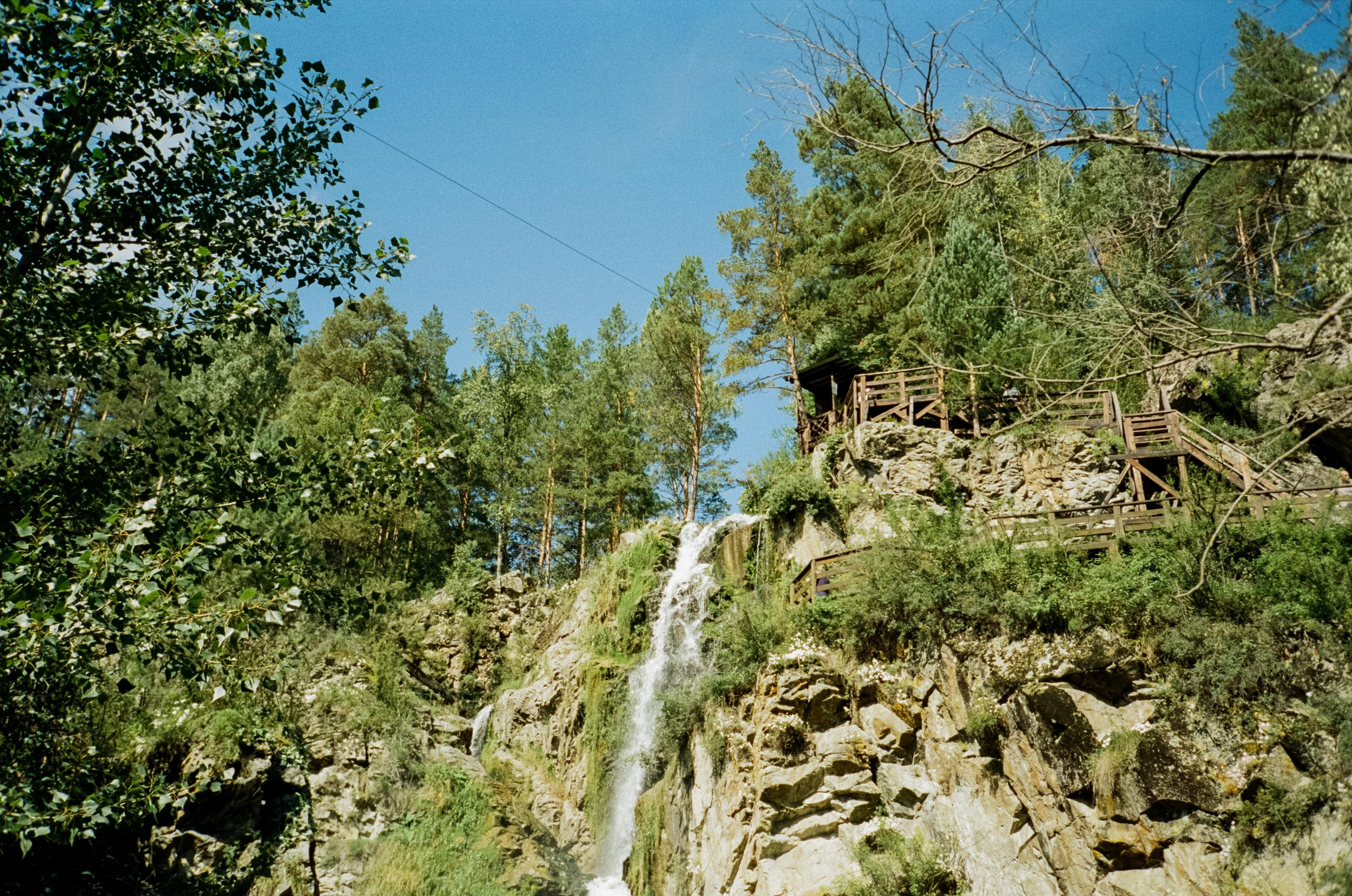 Озеро Ая на закате и Камышлинский водопад. Фотограф-документалист Мария Осокина