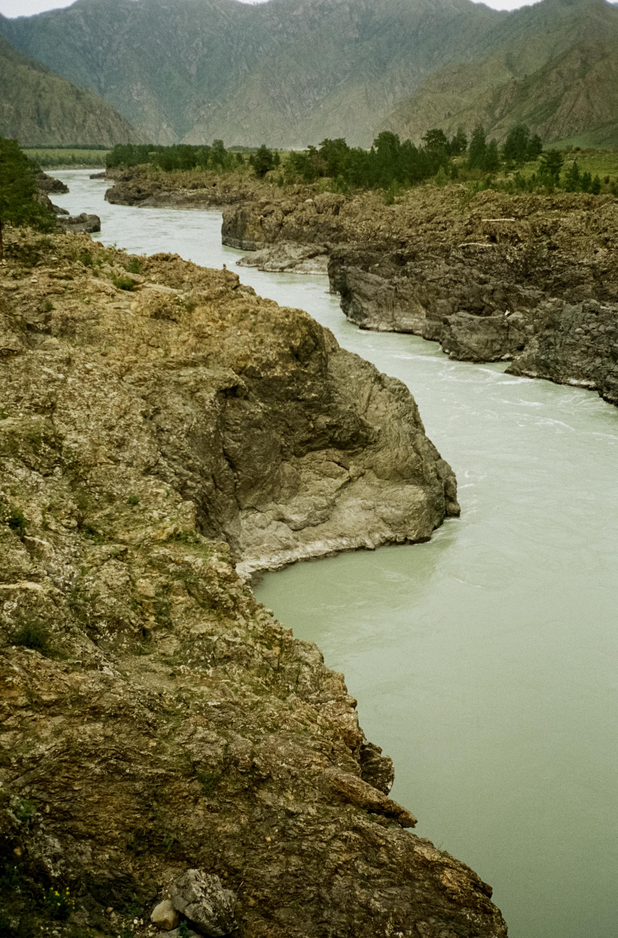 Ороктойский мост. Самое глубокое место Катуни. Фотограф-документалист Мария Осокина