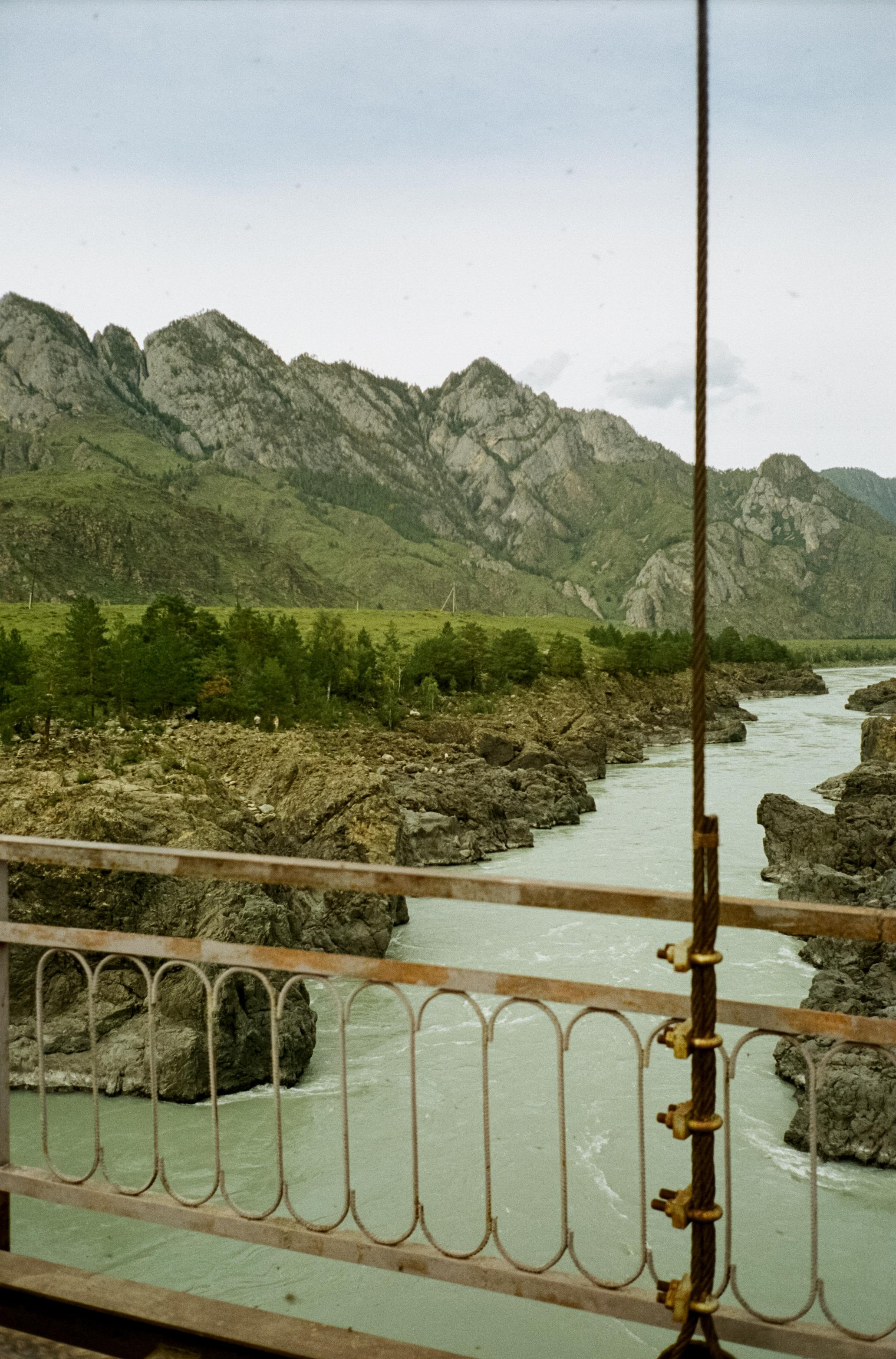 Ороктойский мост. Самое глубокое место Катуни. Фотограф-документалист Мария Осокина