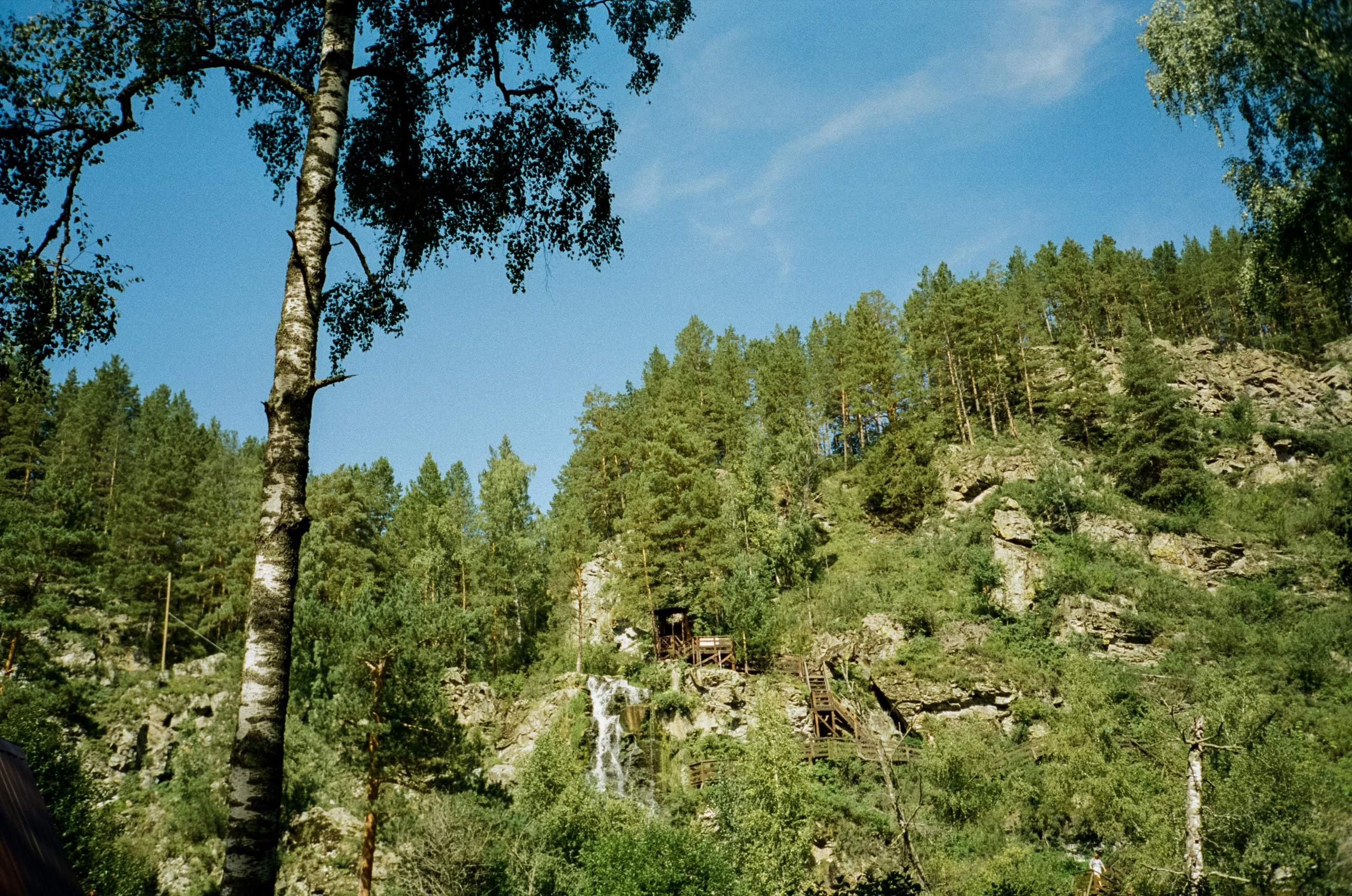 Озеро Ая на закате и Камышлинский водопад. Фотограф-документалист Мария Осокина