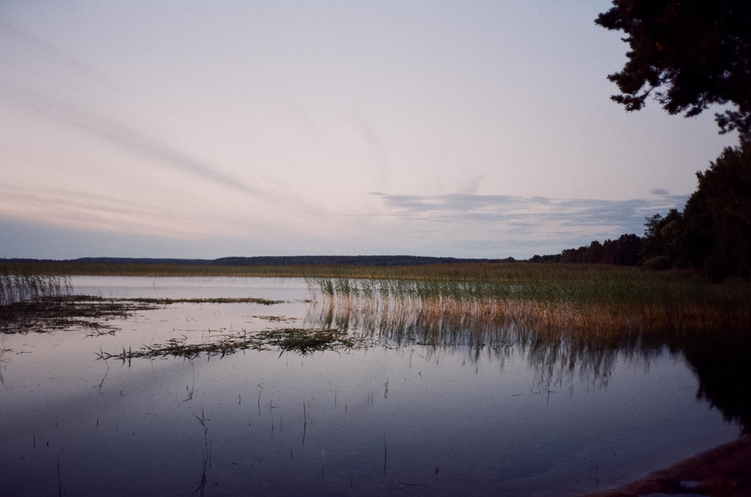 Восход на озере Отрадное, ДубльДом и блики солнца на воде. Фотограф-документалист Мария Осокина