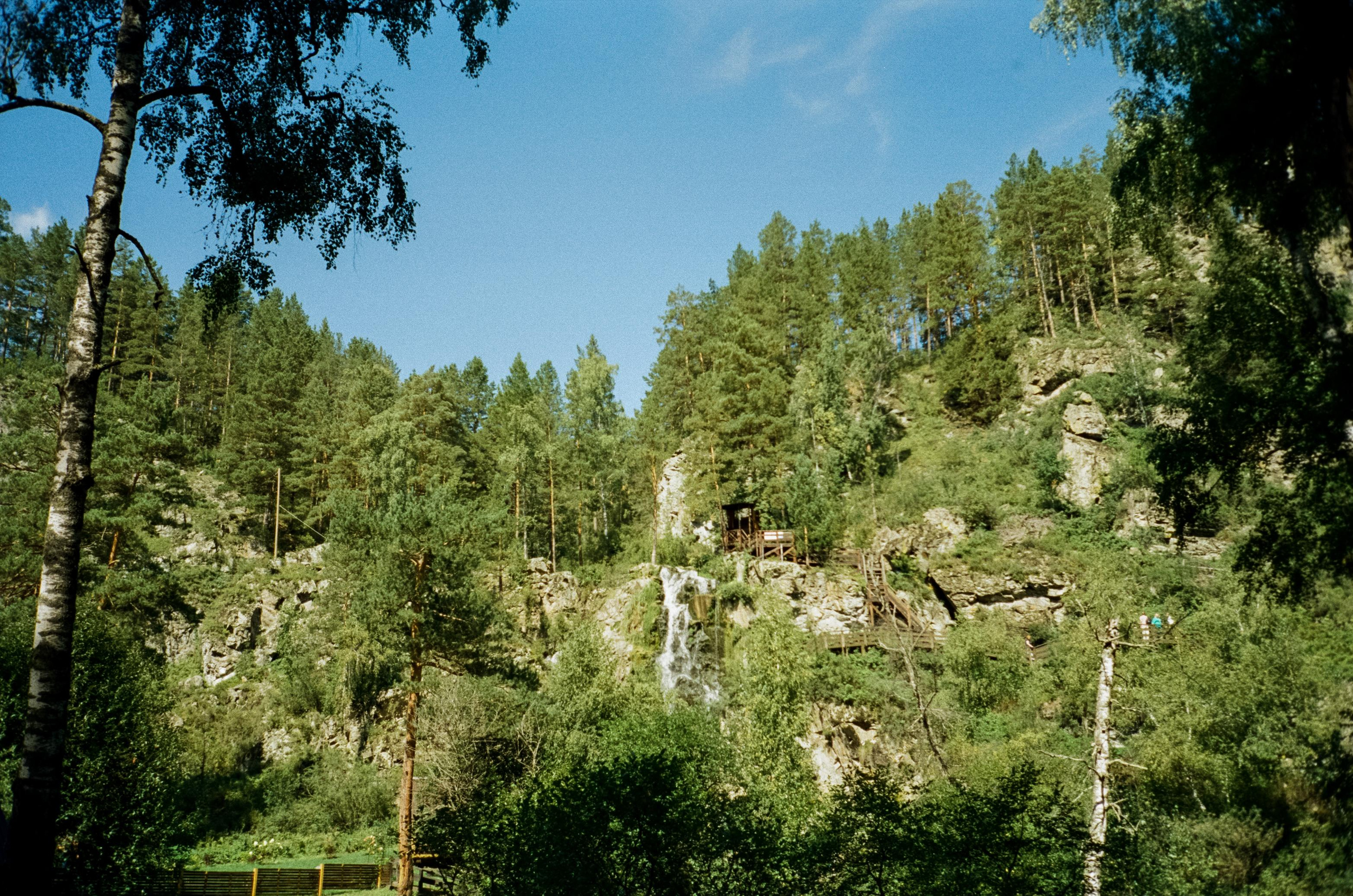 Озеро Ая на закате и Камышлинский водопад. Фотограф-документалист Мария Осокина