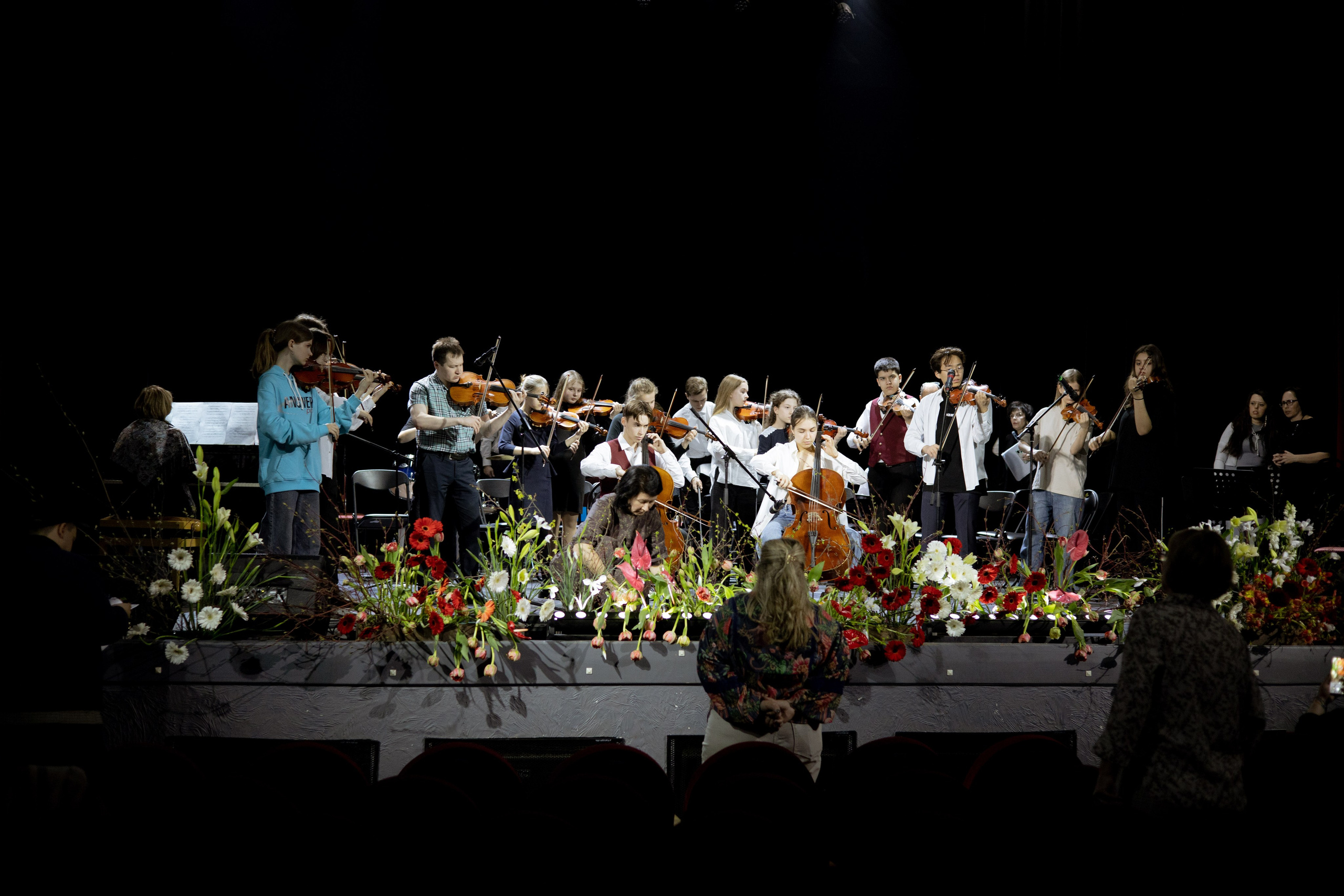 Оформление Отчетного концерта Музыкальной школы Глазунова. Оформление свадеб, декор свадеб Вера Маркова, Москва