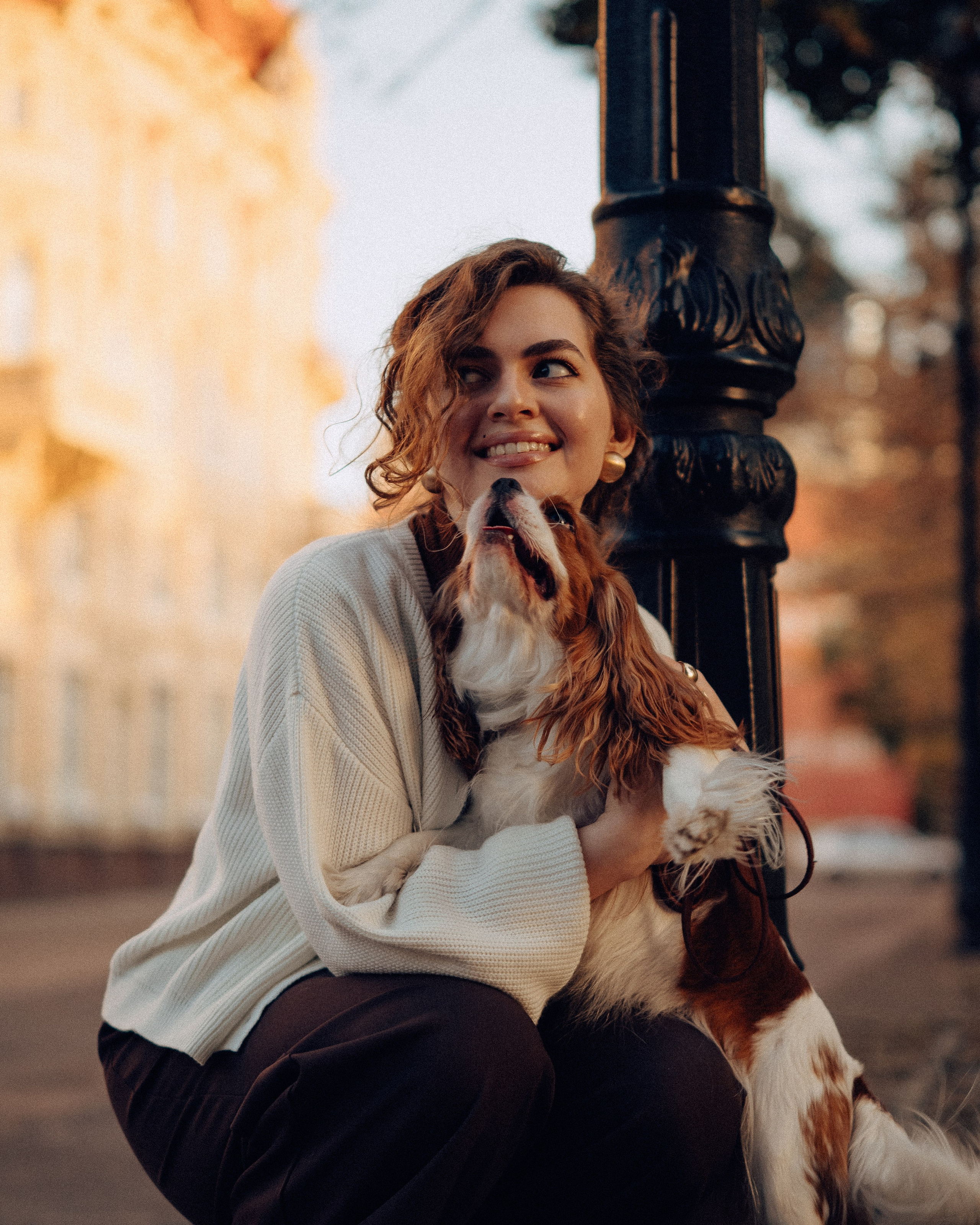 Осенняя фотосессия с собачкой