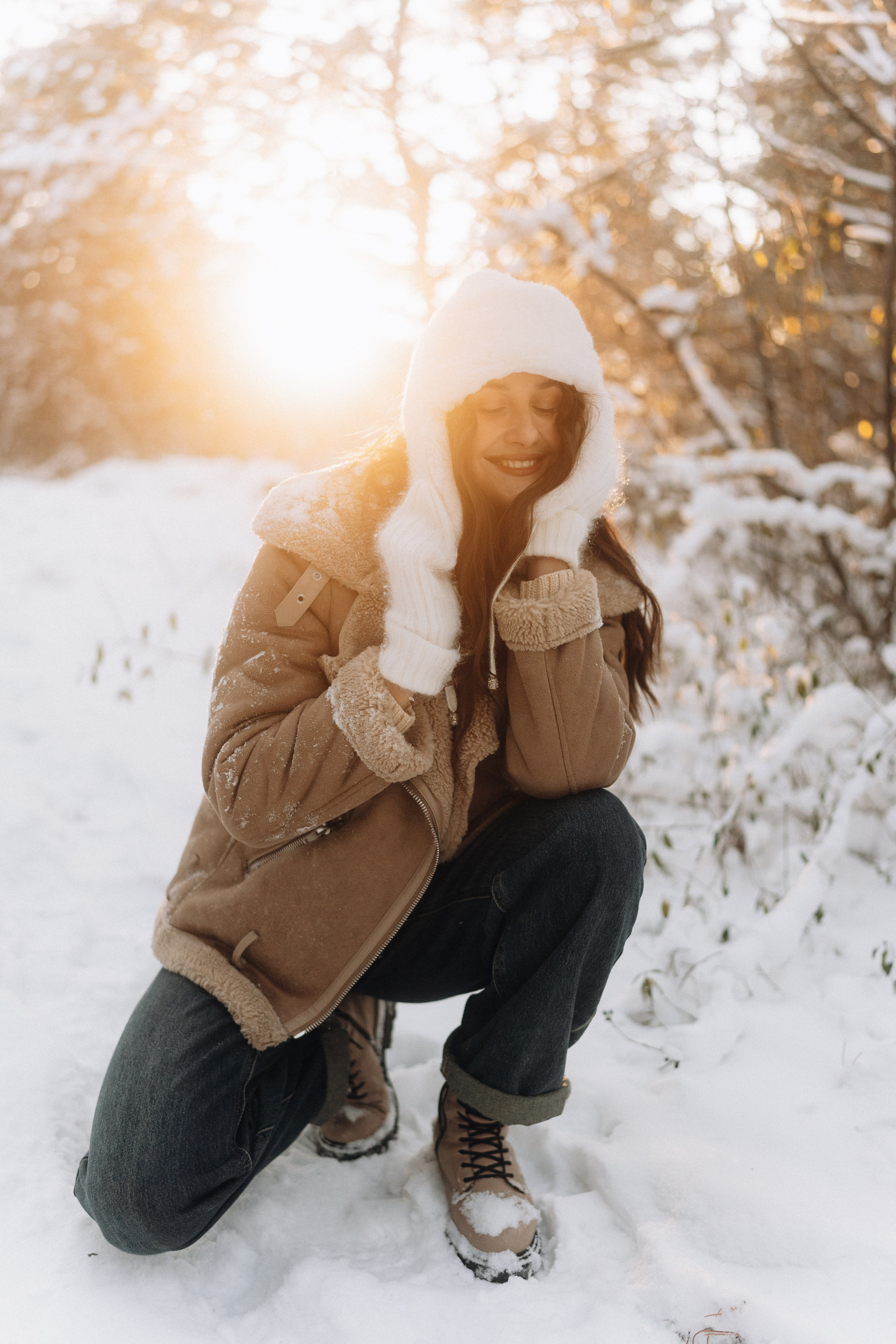 Валентина | Снежная прогулка. Портретный свадебный фотограф Крым | Евгения Щитенко