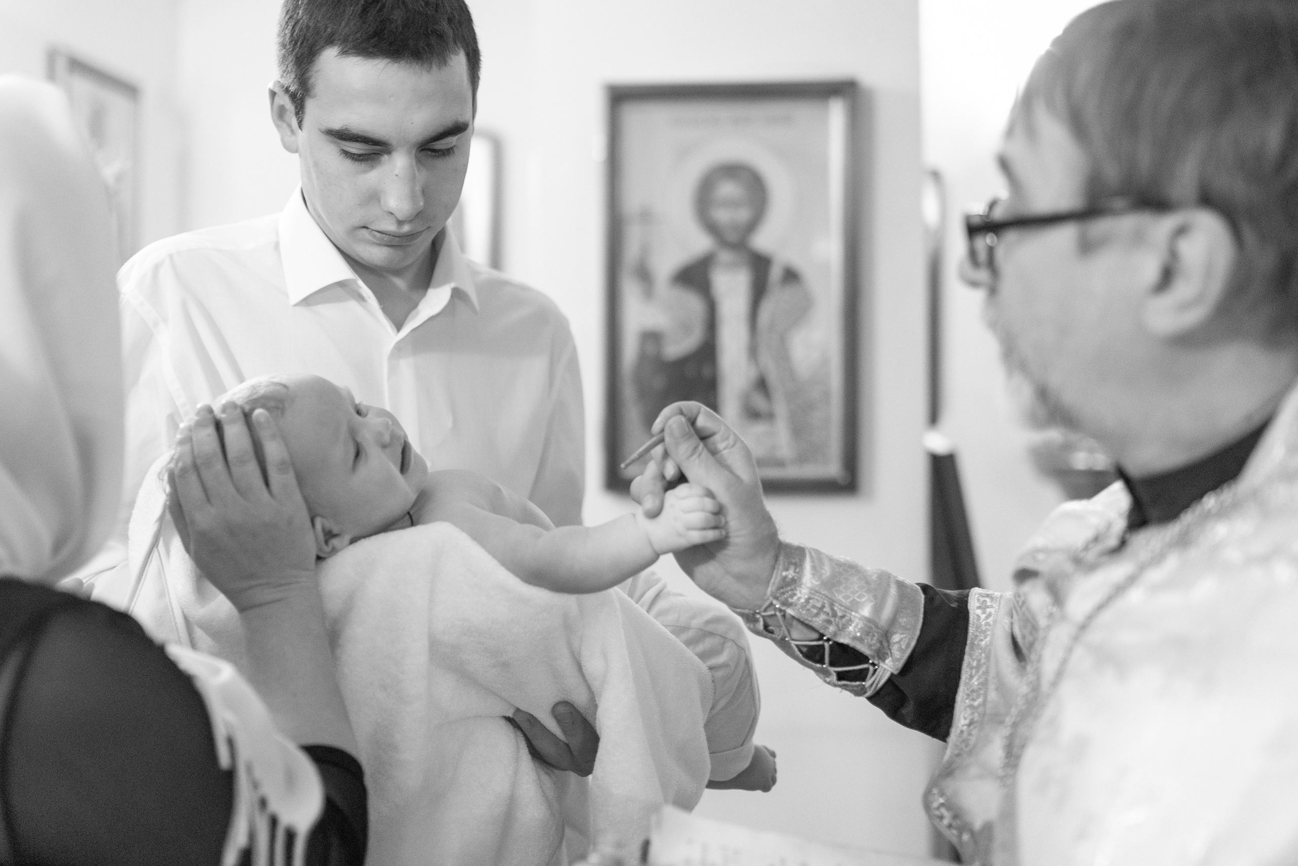 Таинство крещения. Фотограф Комаров Сергей