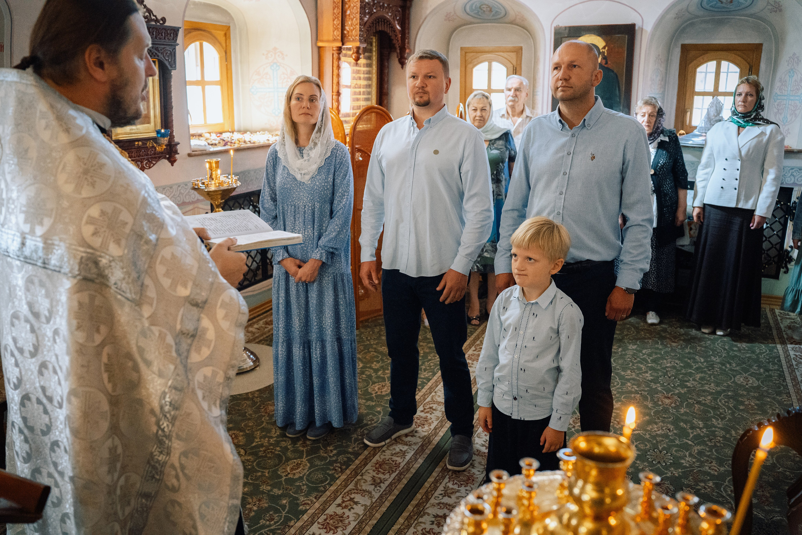 Крещение Марка. Фотограф Казакова Анастасия