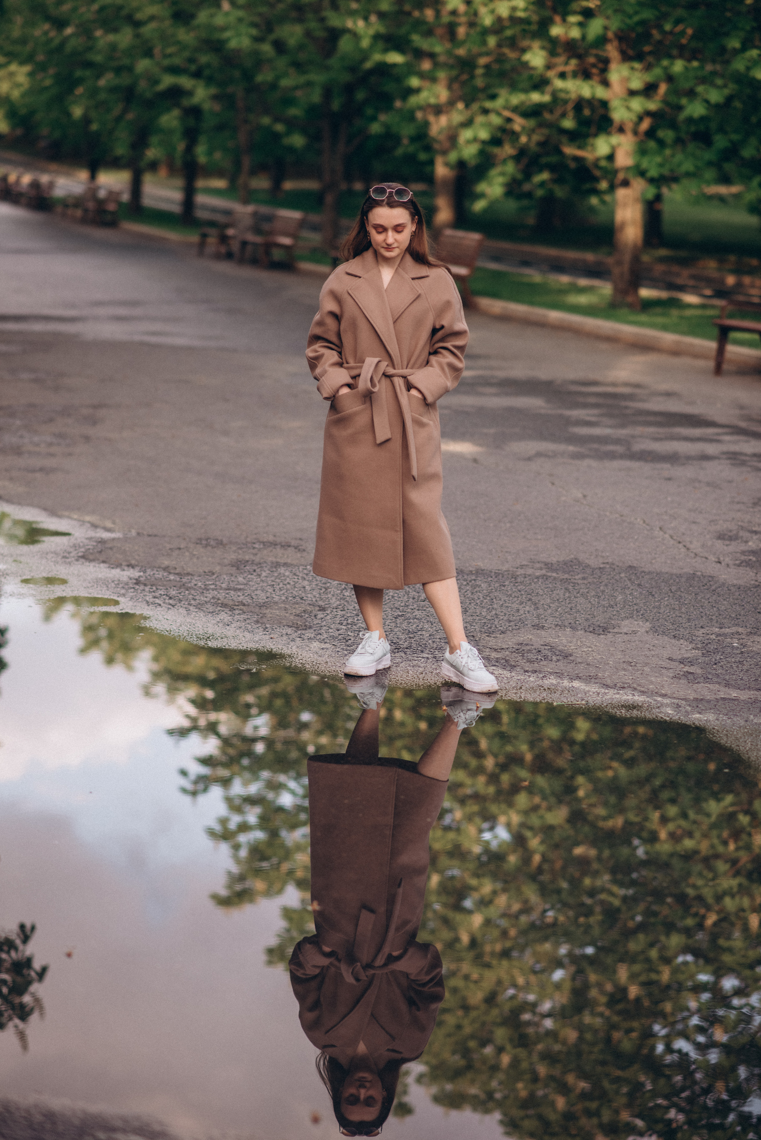 Прогулка с Анной в Парке Победы. Семейный и женский фотограф в Москве Кубасова Маша