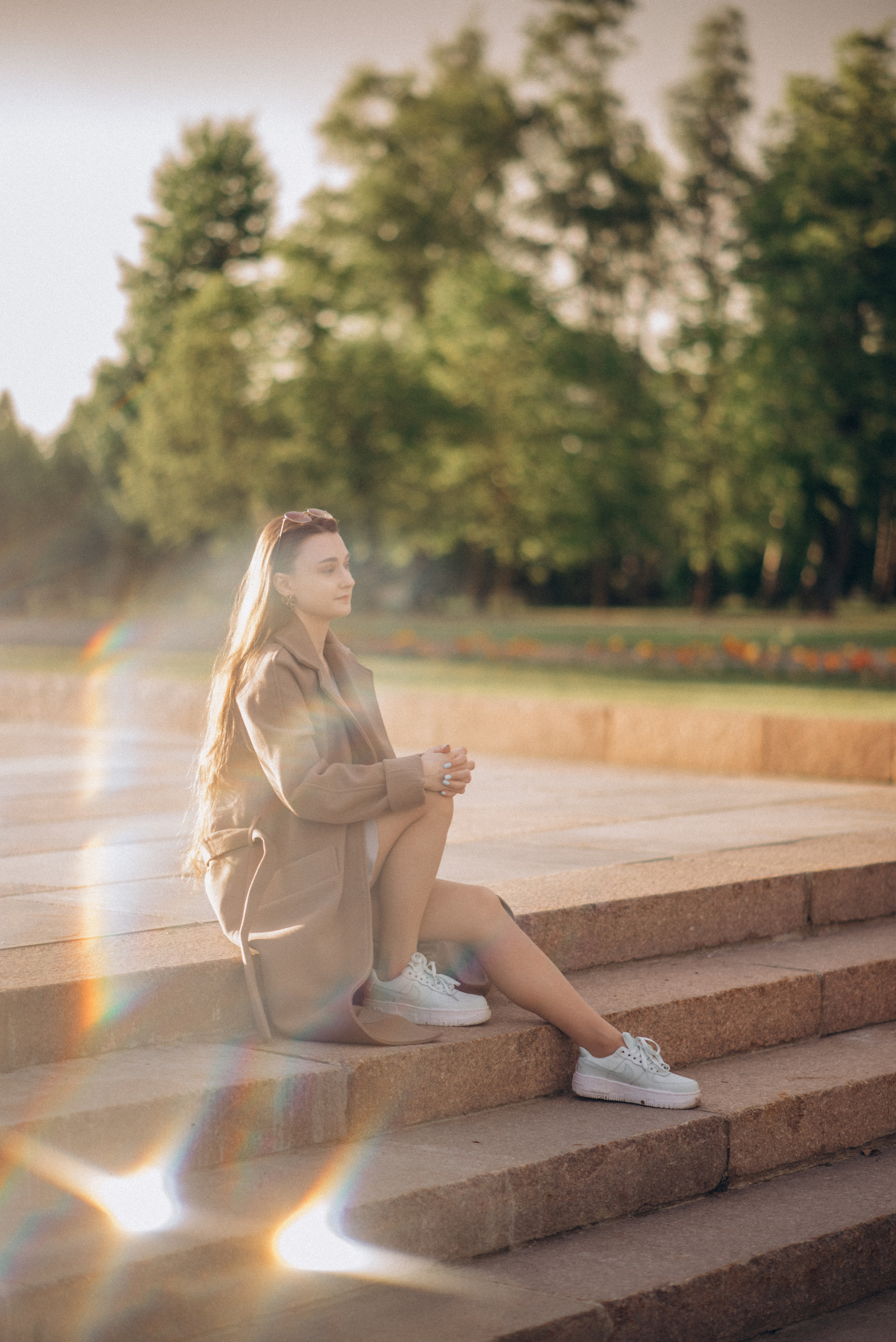Прогулка с Анной в Парке Победы. Семейный и женский фотограф в Москве Кубасова Маша