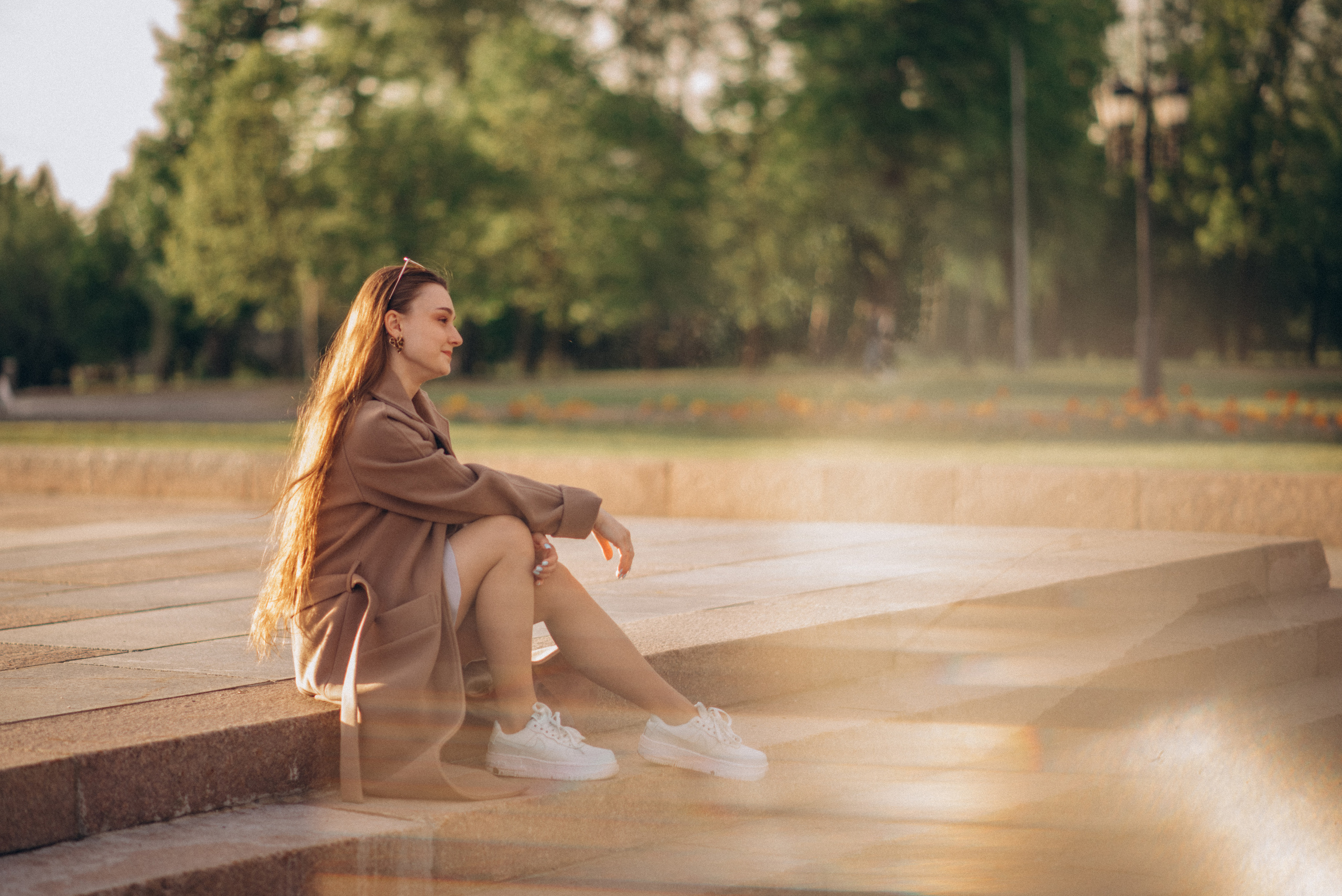 Прогулка с Анной в Парке Победы. Семейный и женский фотограф в Москве Кубасова Маша