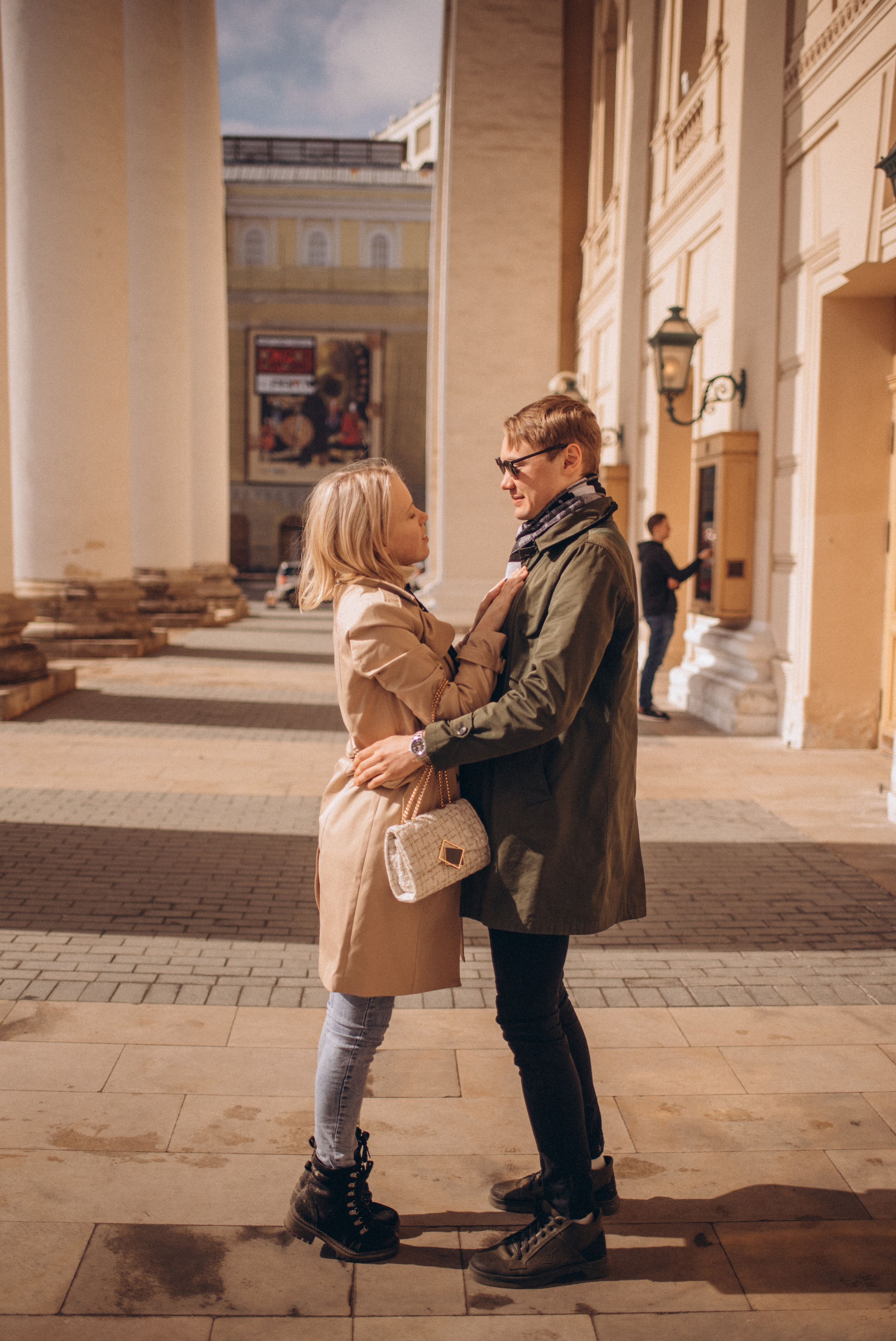 Прогулка у Большого театра. Семейный и женский фотограф в Москве Кубасова Маша