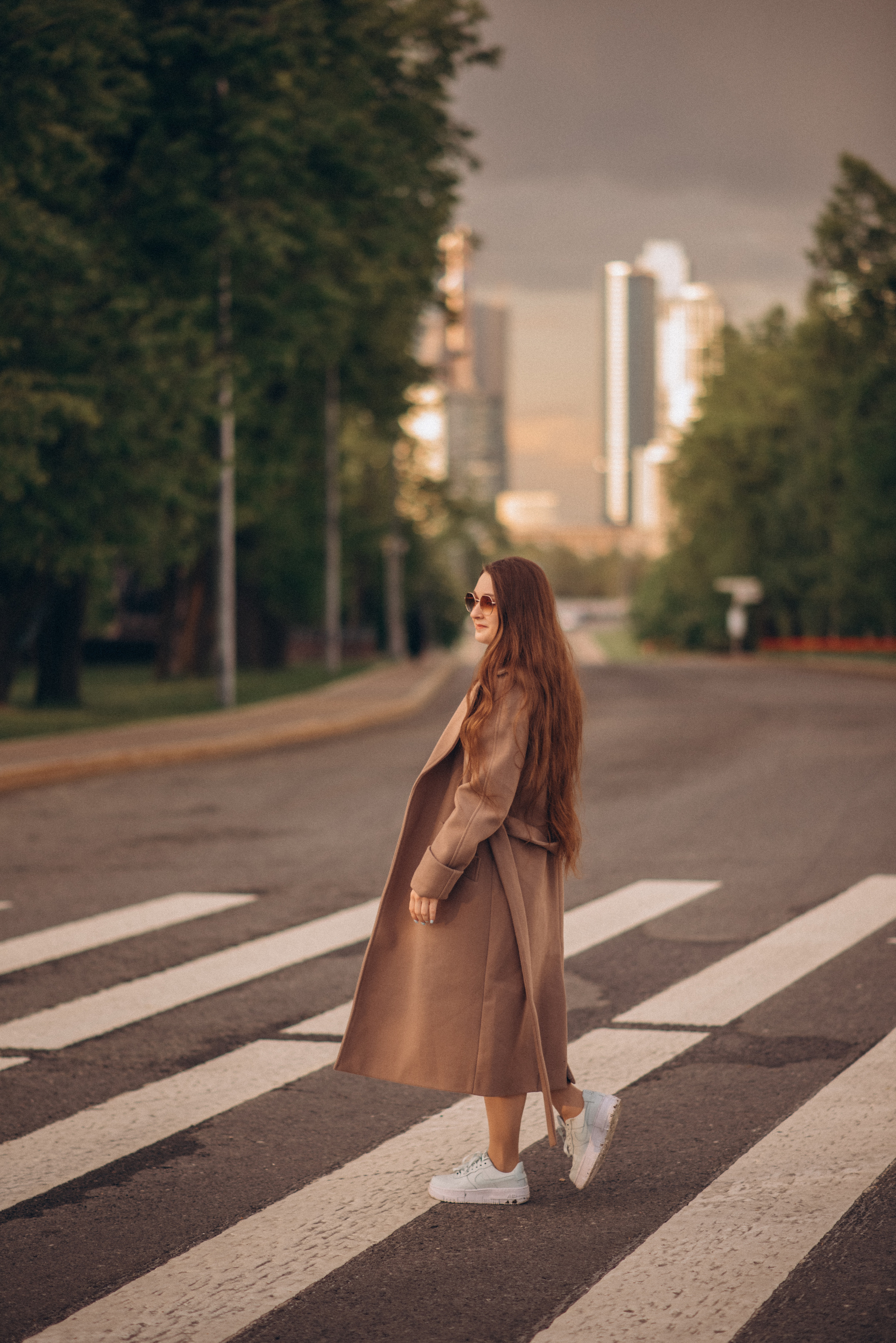 Прогулка с Анной в Парке Победы. Семейный и женский фотограф в Москве Кубасова Маша