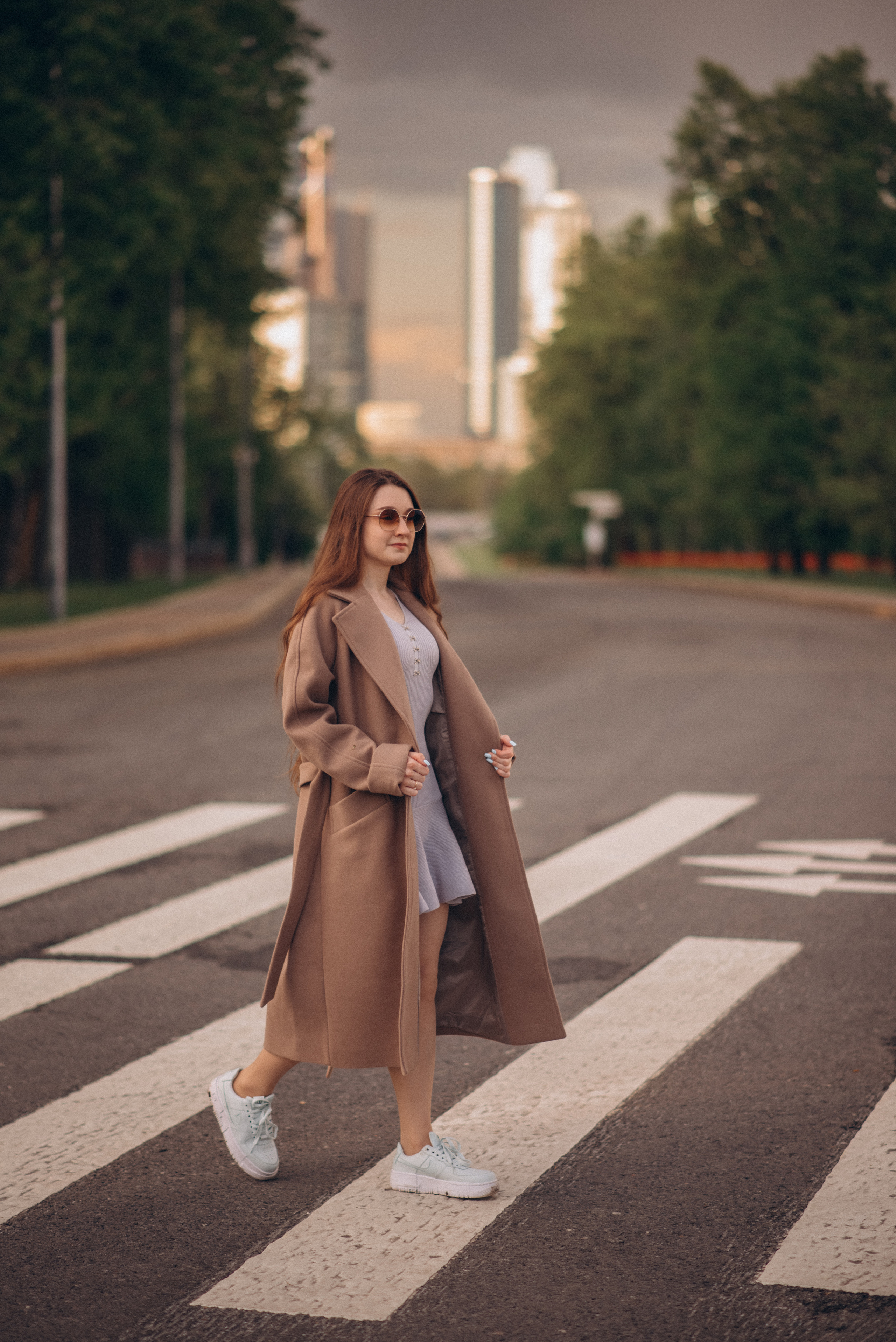 Прогулка с Анной в Парке Победы. Семейный и женский фотограф в Москве Кубасова Маша