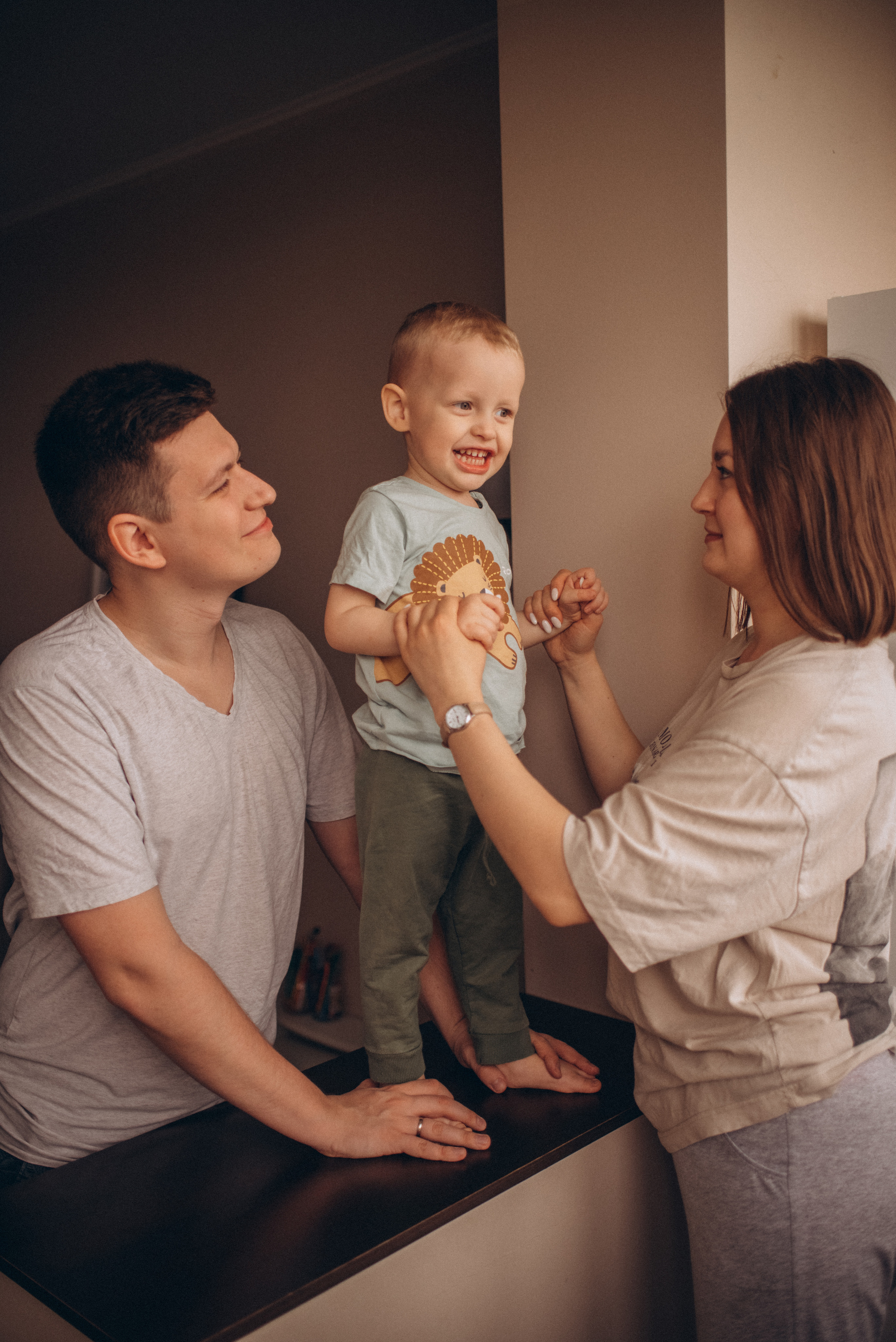 Антон, Катя и Лев ❤. Семейный и женский фотограф в Москве Кубасова Маша