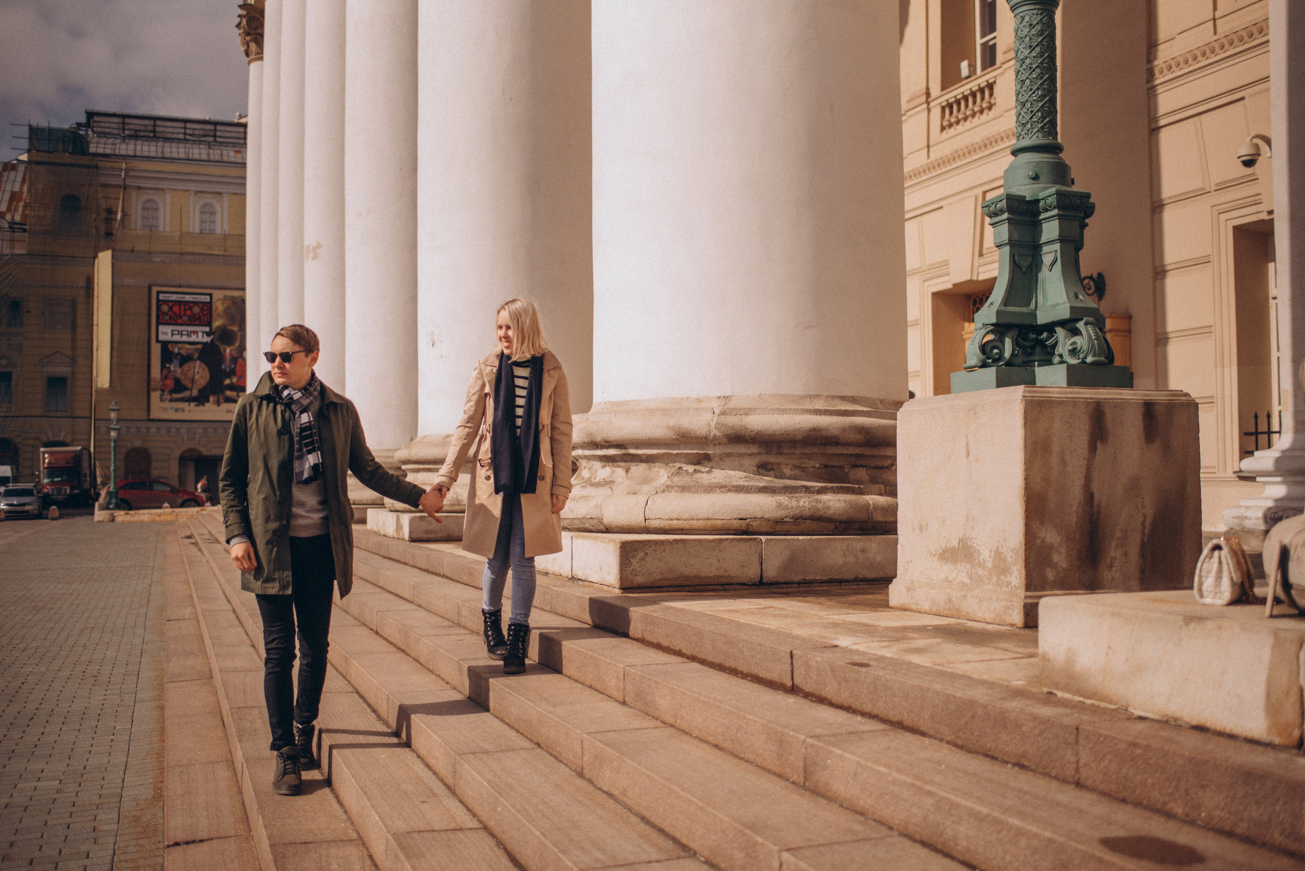 Прогулка у Большого театра. Семейный и женский фотограф в Москве Кубасова Маша