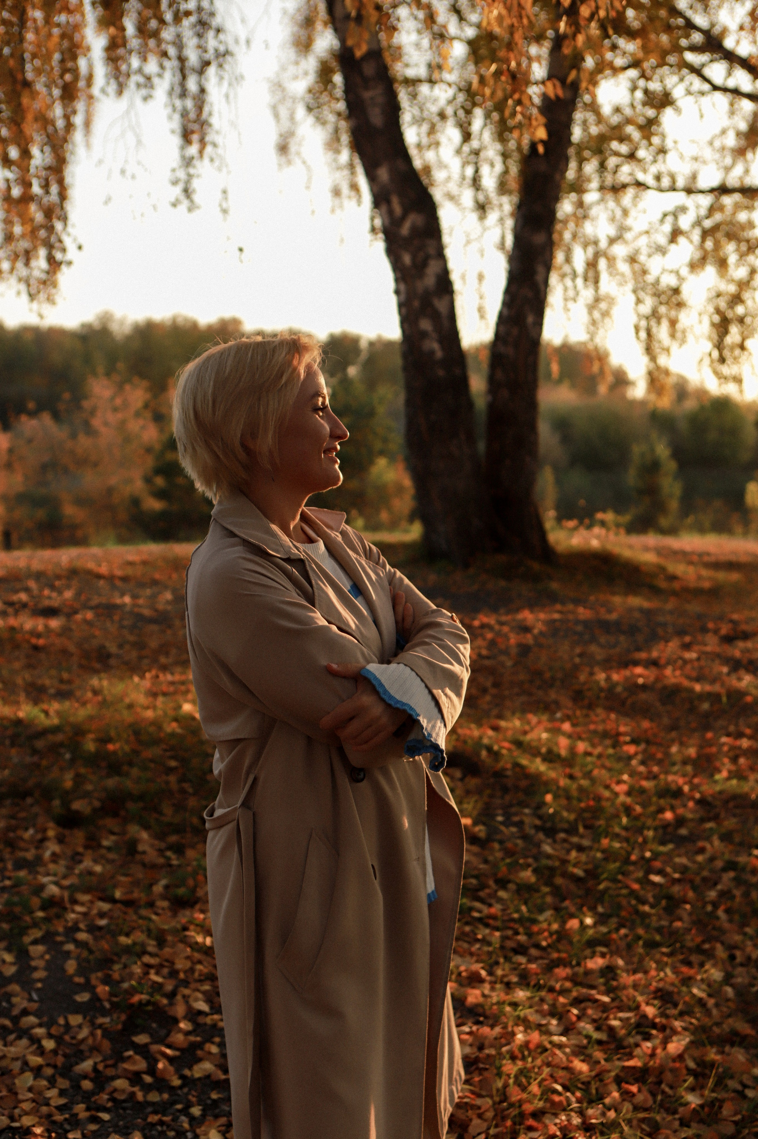 Семейная фотосессия - Осенний закат у озера. Семейный и женский фотограф Кемерово Мария Степ